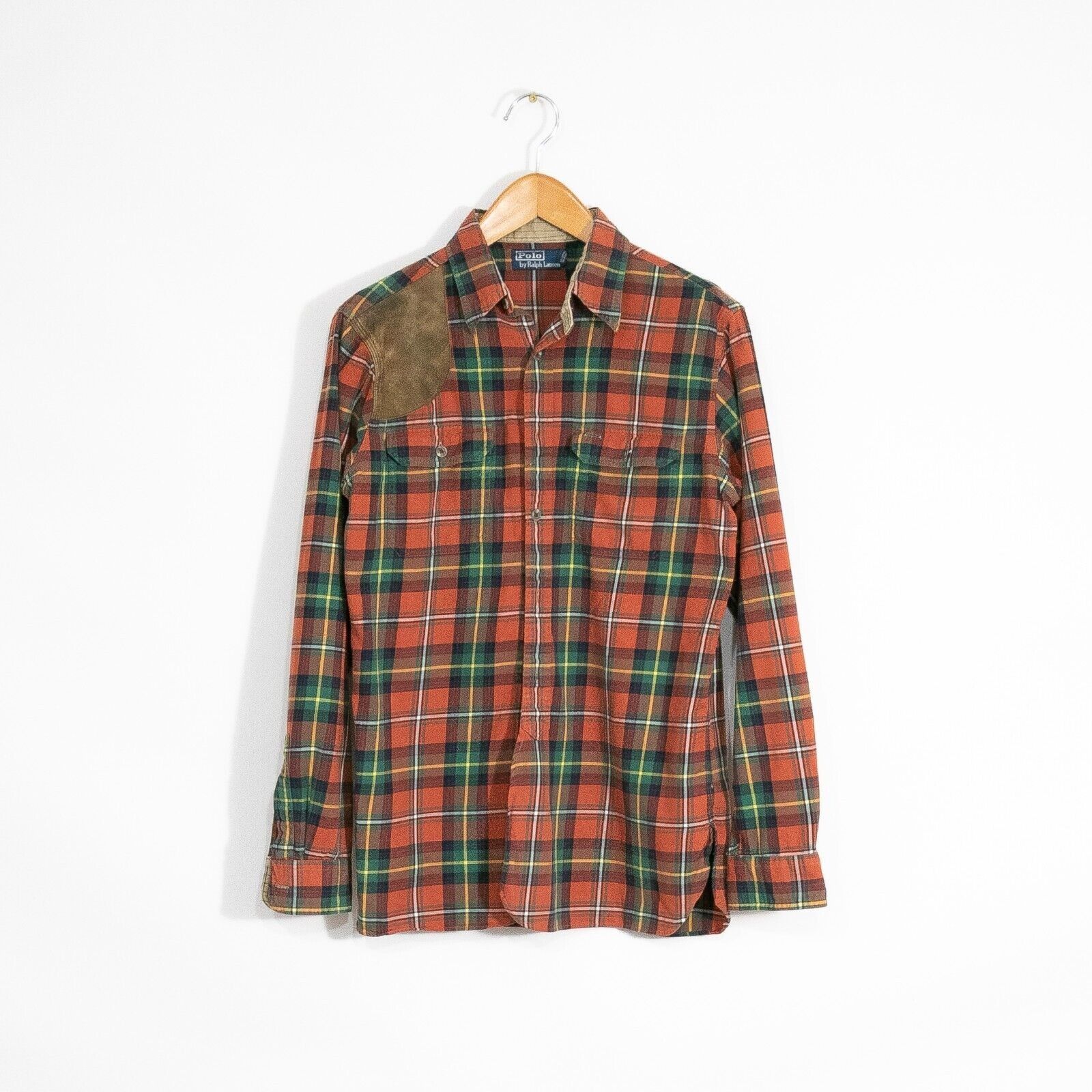 Polo Ralph Lauren × Vintage Vintage Polo Ralph Lauren Hunting Plaid Button Up Medium Size US M / EU 48-50 / 2 - 1 Thumbnail