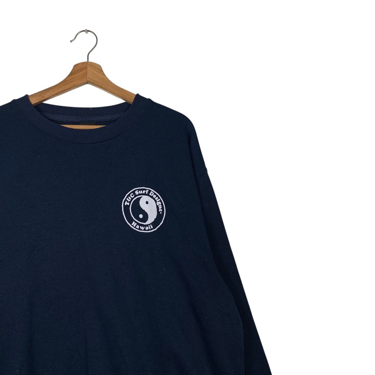 Japanese Brand T&C SURF Designs Hawaii Logo Surfing Sweatshirt #2047-C89 Size US XL / EU 56 / 4 - 8 Thumbnail