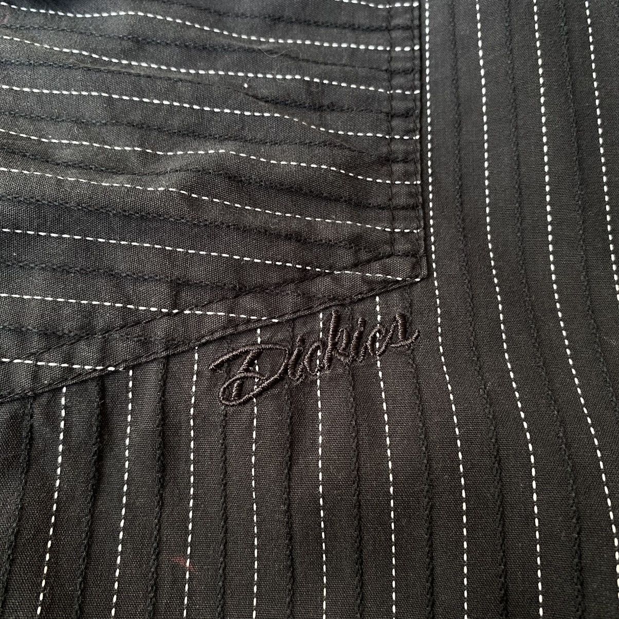 Dickies Dickies Black Shirt with White and Black Stitched Stripes Size US XXL / EU 58 / 5 - 10 Thumbnail