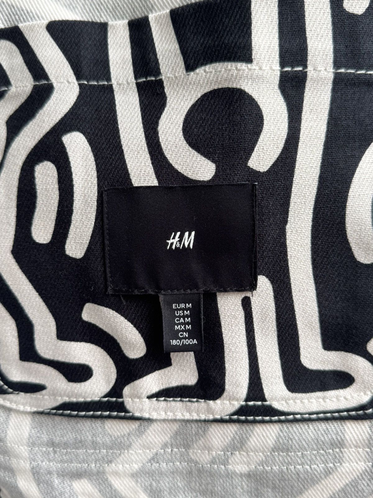 H&M × Keith Haring H&M Keith Haring Twill All Print White Black Jacket Size US M / EU 48-50 / 2 - 8 Thumbnail