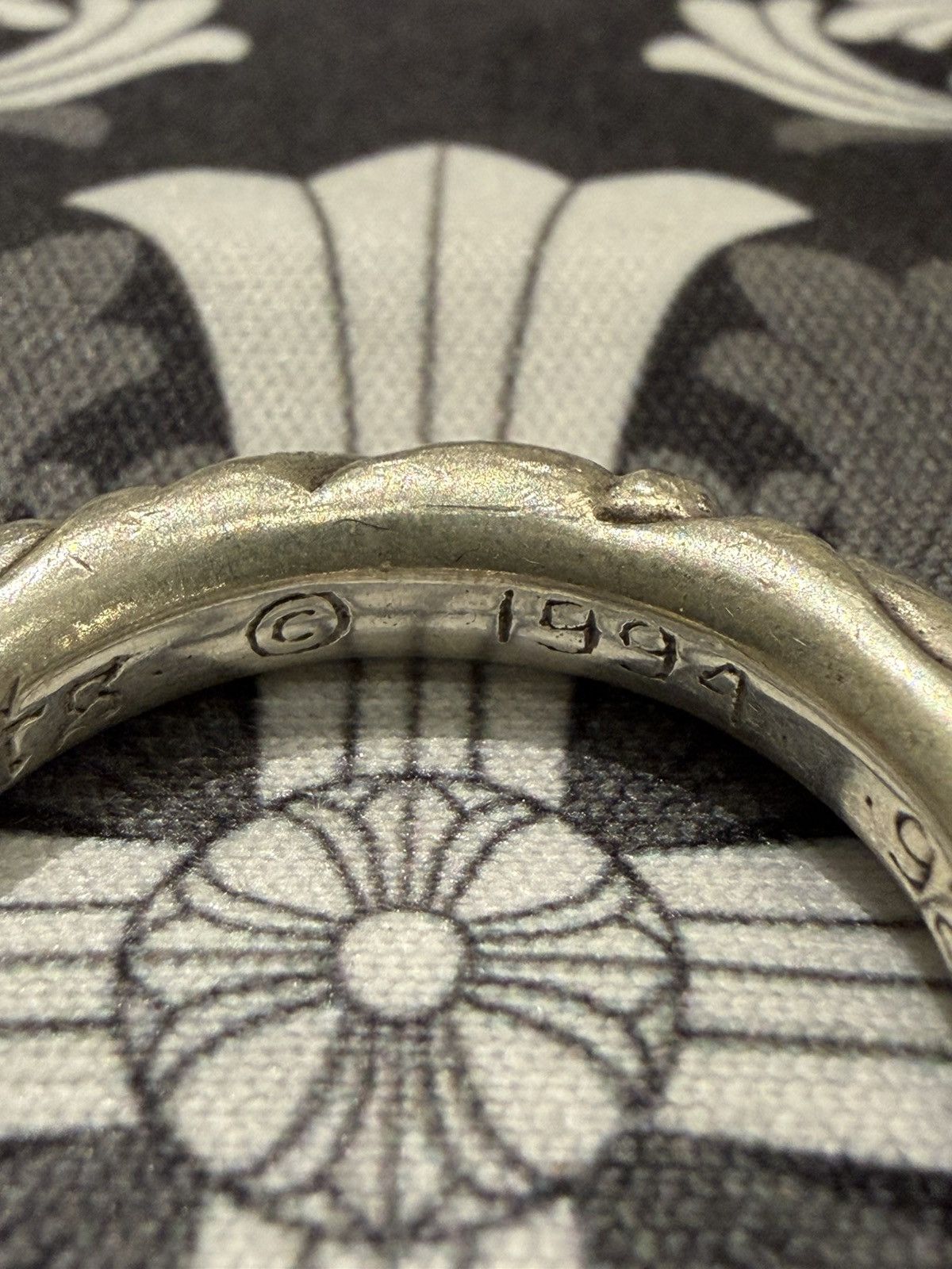 Chrome Hearts Chrome Hearts Scroll Band Ring Size ONE SIZE - 5 Thumbnail