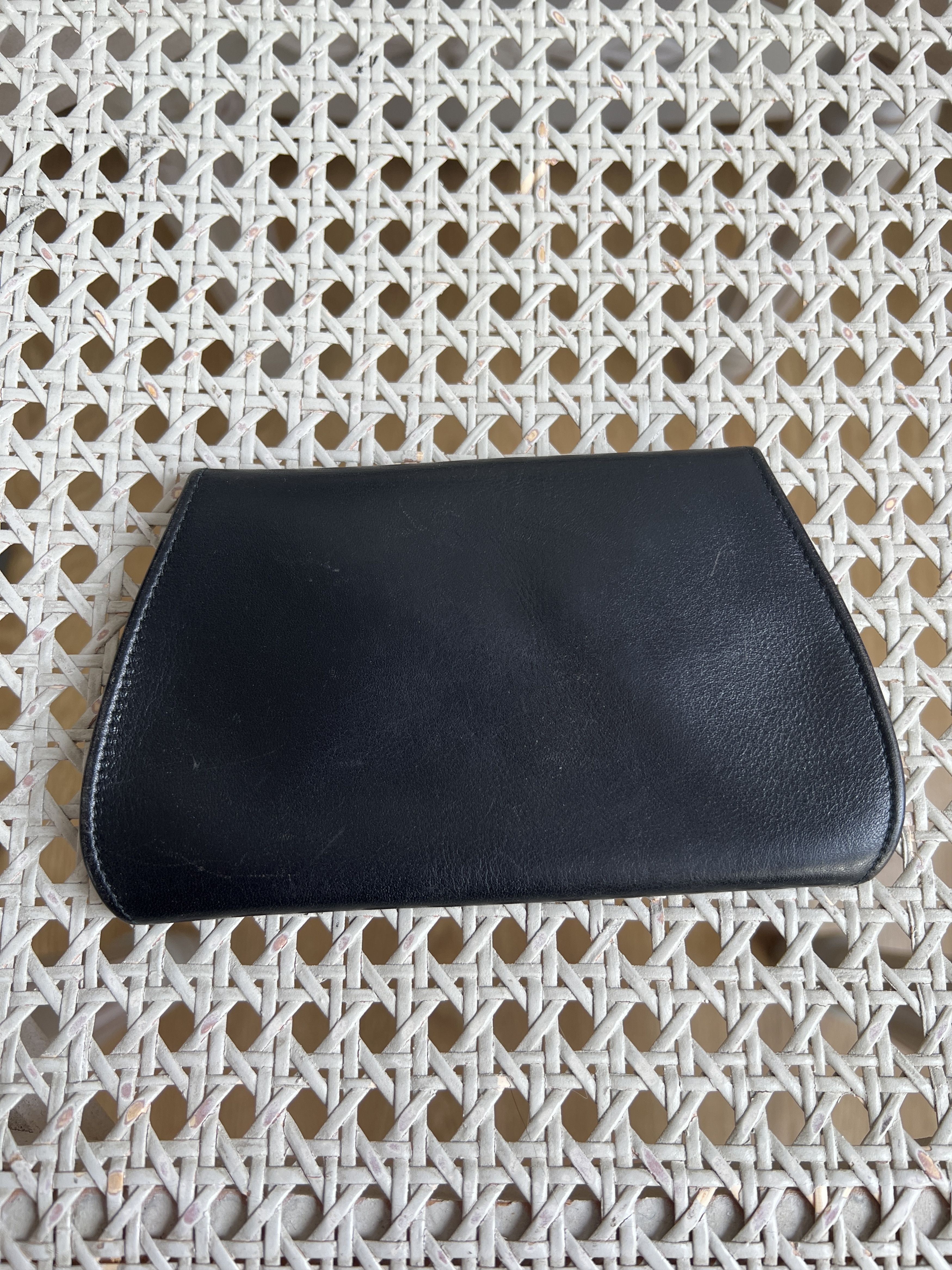Cartier × Vintage VINTAGE CARTIER BLACK LEATHER WALLET COINBOX Size ONE SIZE - 3 Thumbnail
