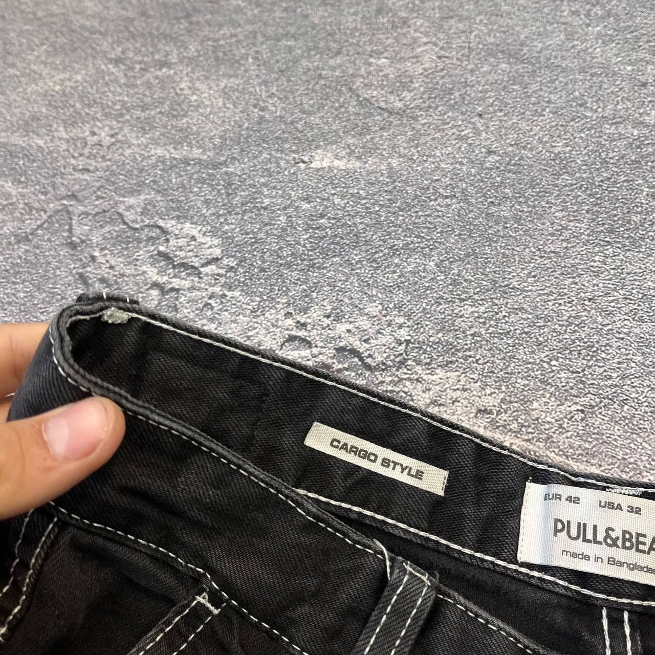 Japanese Brand Jeans Dirty Pants Faded Crash Denim Thrashed Y2K Distressed Size US 33 - 13 Thumbnail
