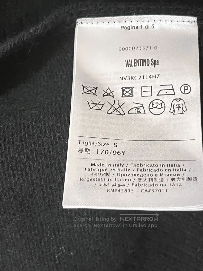 Valentino Valentino Black cardigan Size S / US 4 / IT 40 - 4 Thumbnail
