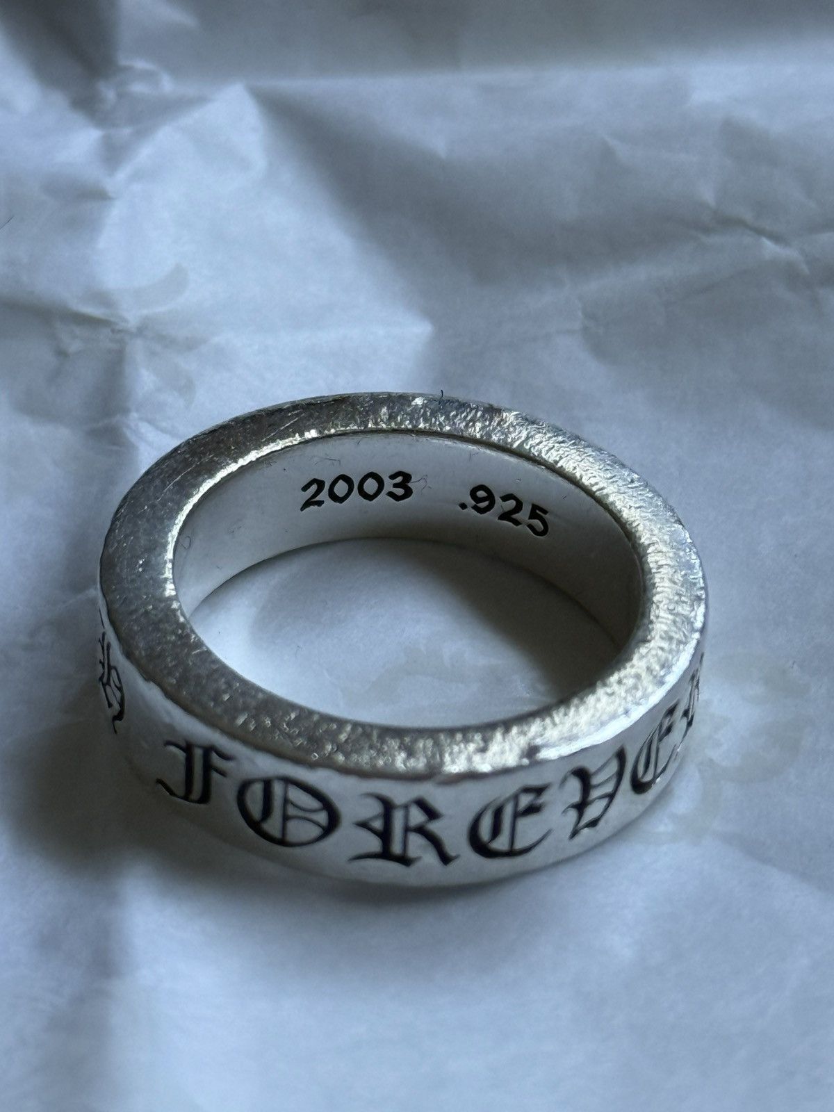 Chrome Hearts Chrome Hearts “Forever” spacer ring Size ONE SIZE - 2 Thumbnail