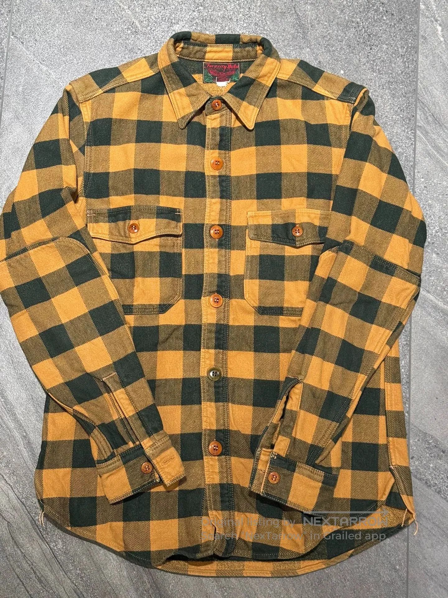 Freewheelers Freewheelers Plaid Shirt Yellow Green. Size US M / EU 48-50 / 2 - 1 Thumbnail