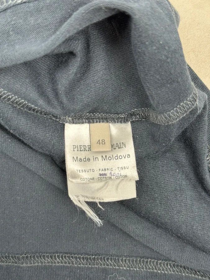 Pierre Balmain 2010s Pierre Balmain Navy Buttoned Striped Longsleeves Size US S / EU 44-46 / 1 - 10 Thumbnail