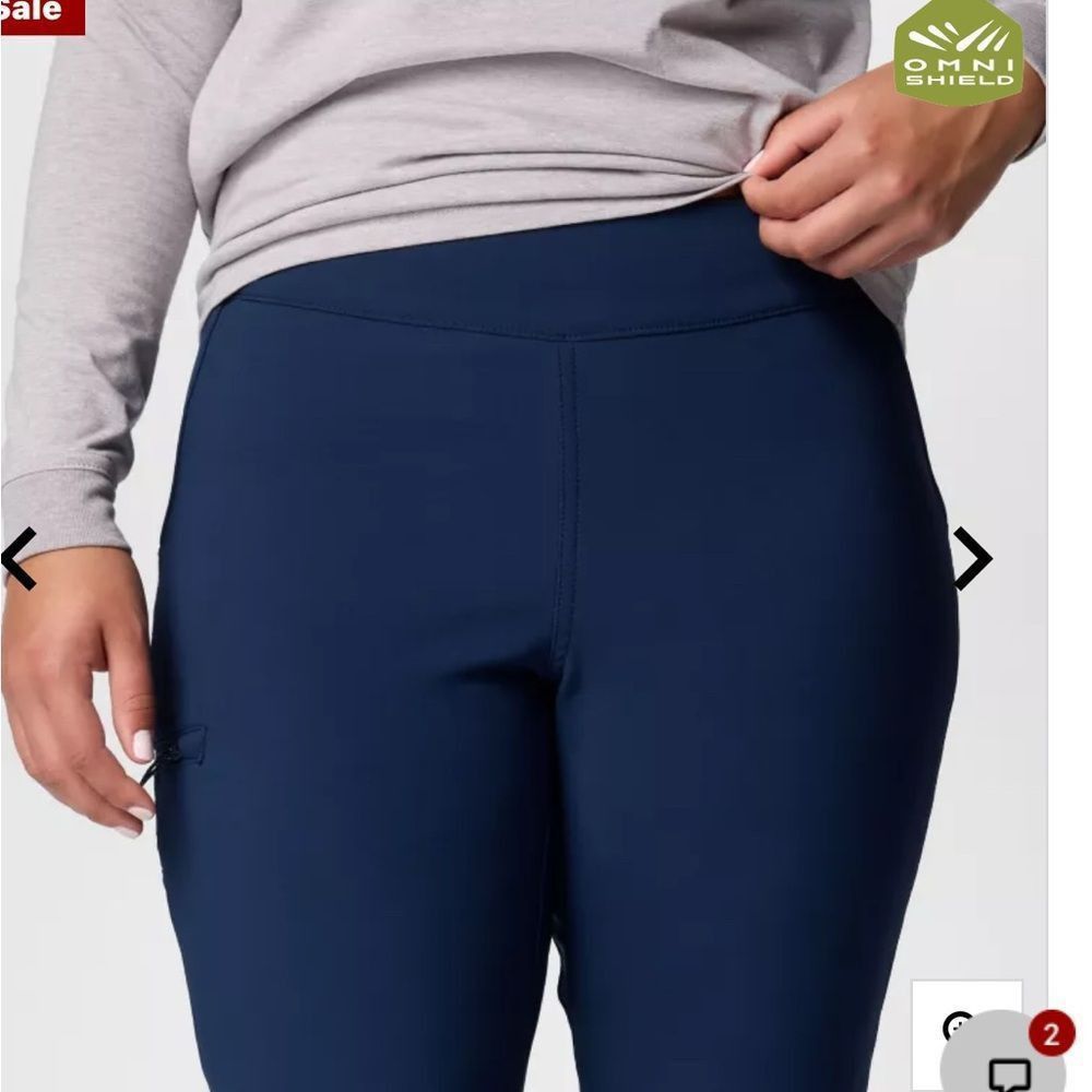 Columbia Blue Straight Leg Pants with Tailored Fit Size 38" / US 16 / IT 52 - 2 Thumbnail