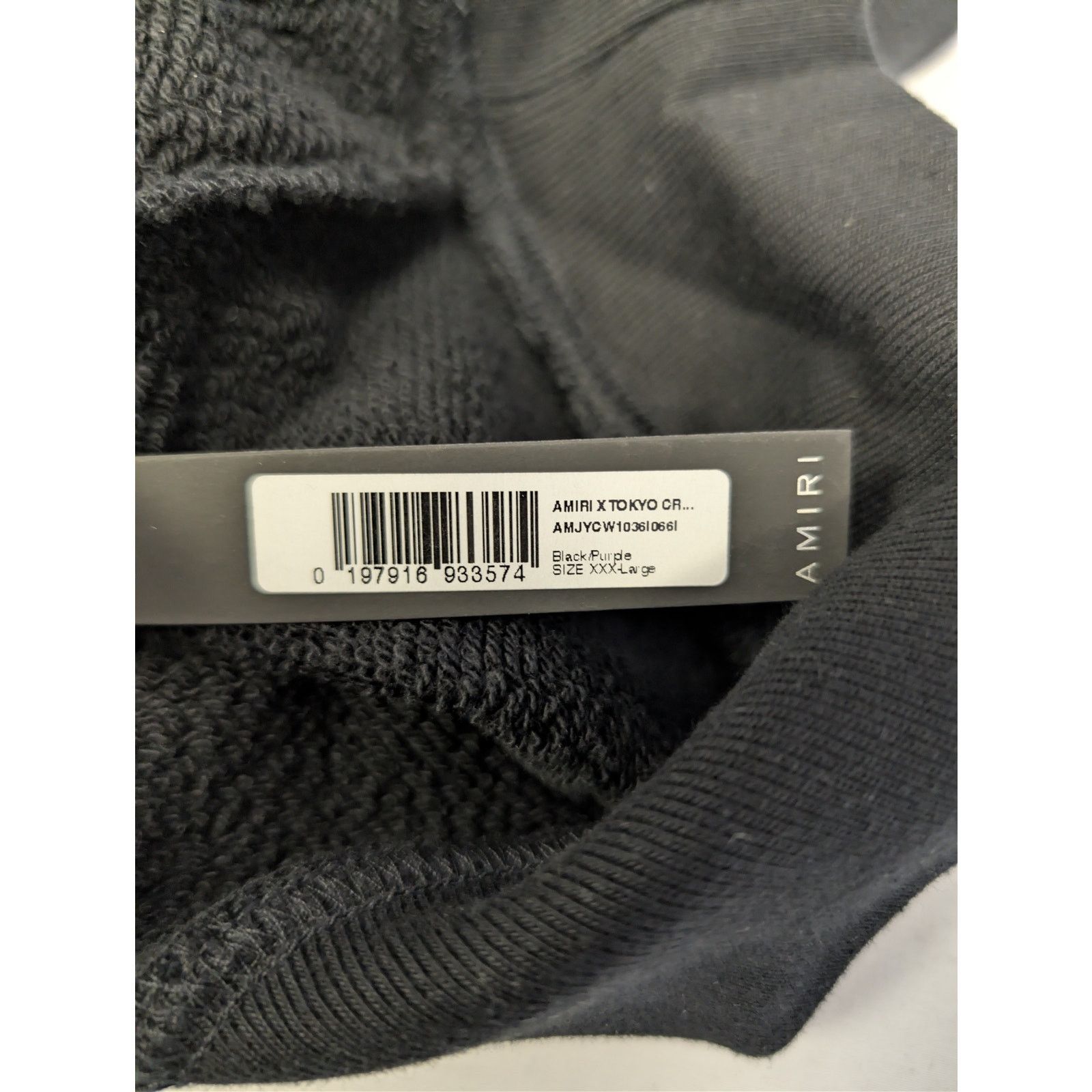 Amiri o1rshd1 3XL Amiri X Tokyo Crewneck Sweatshirt Sweater Black Size US XXL / EU 58 / 5 - 20 Thumbnail