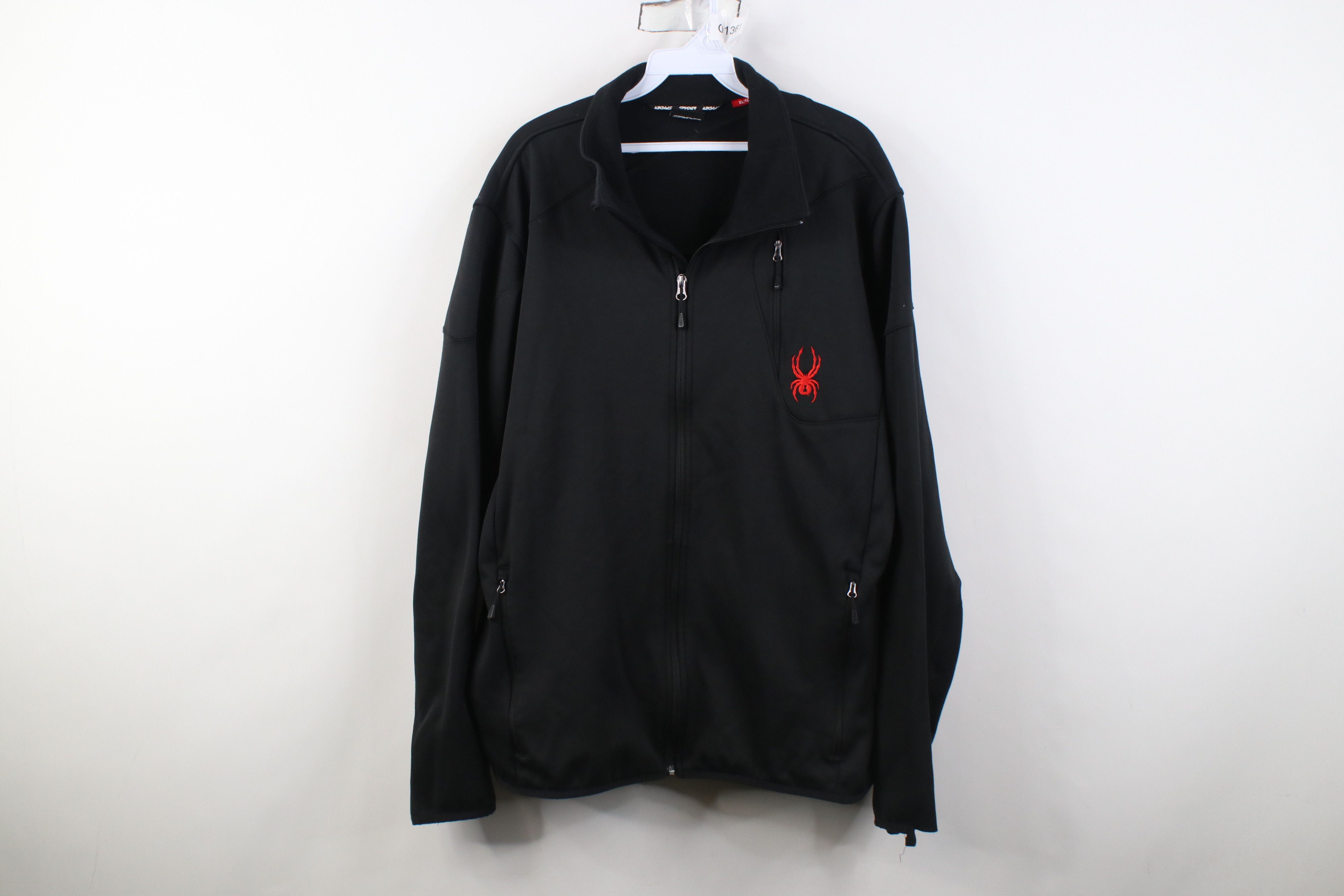 Spyder Spyder Fleece Lined Skiing Full Zip Jacket Black Polyester Size US XL / EU 56 / 4 - 1 Thumbnail