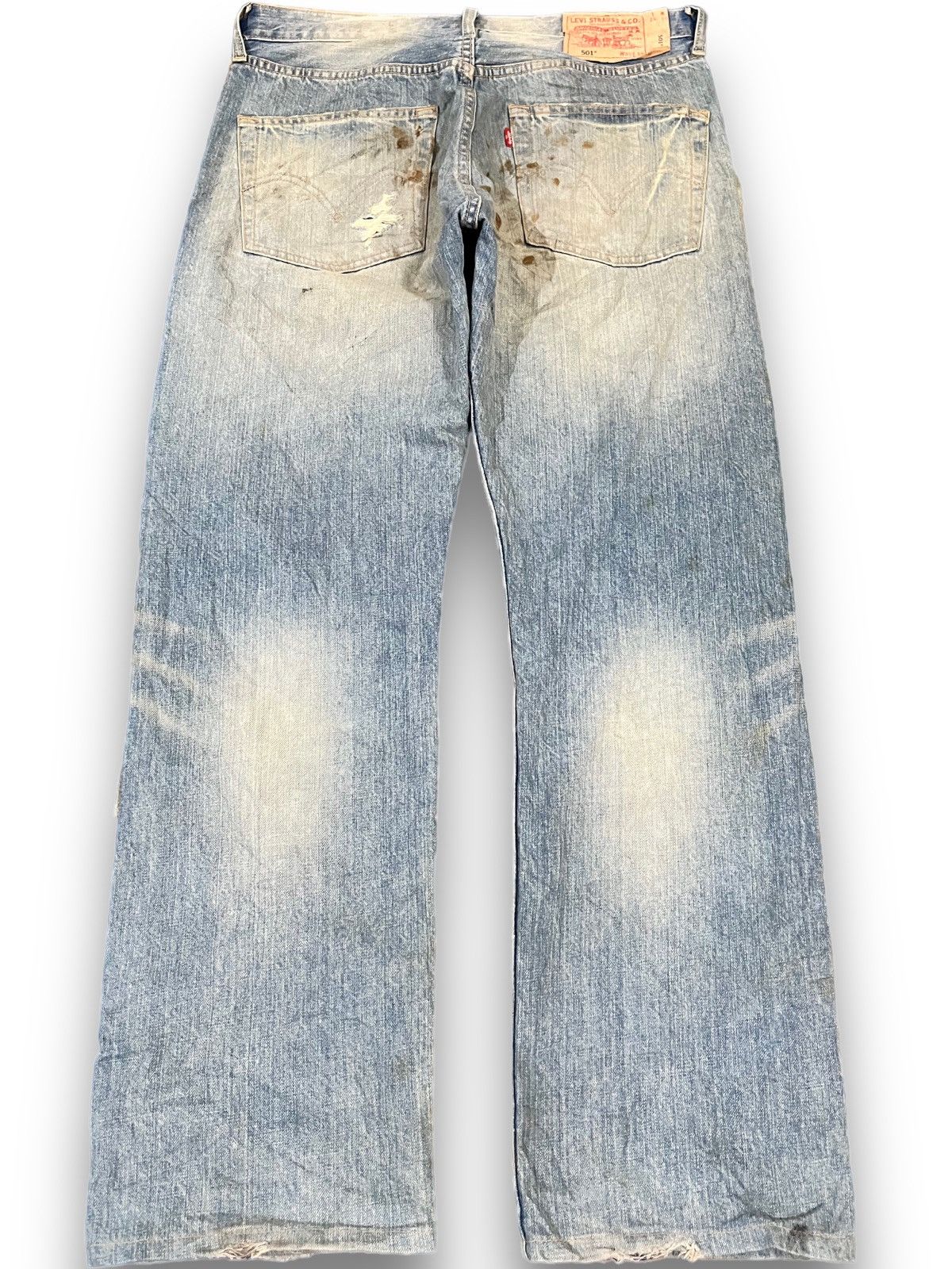 Levi's Vintage 90’s Levi’s 501 Mudwash Denim Size US 33 - 5 Thumbnail