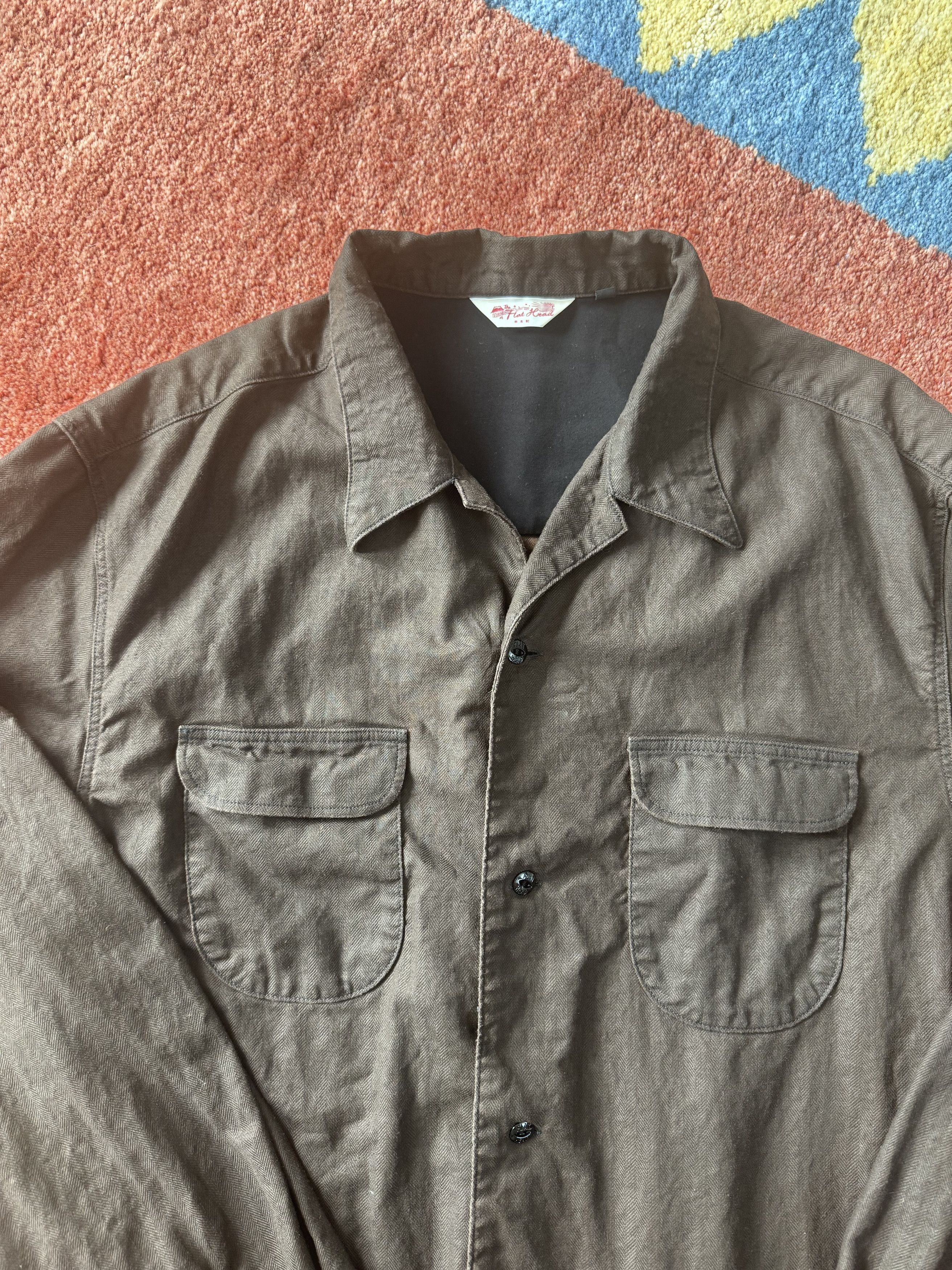 The Flat Head Flat Head "Benarga" Earth Dye L/S Size US L / EU 52-54 / 3 - 5 Thumbnail