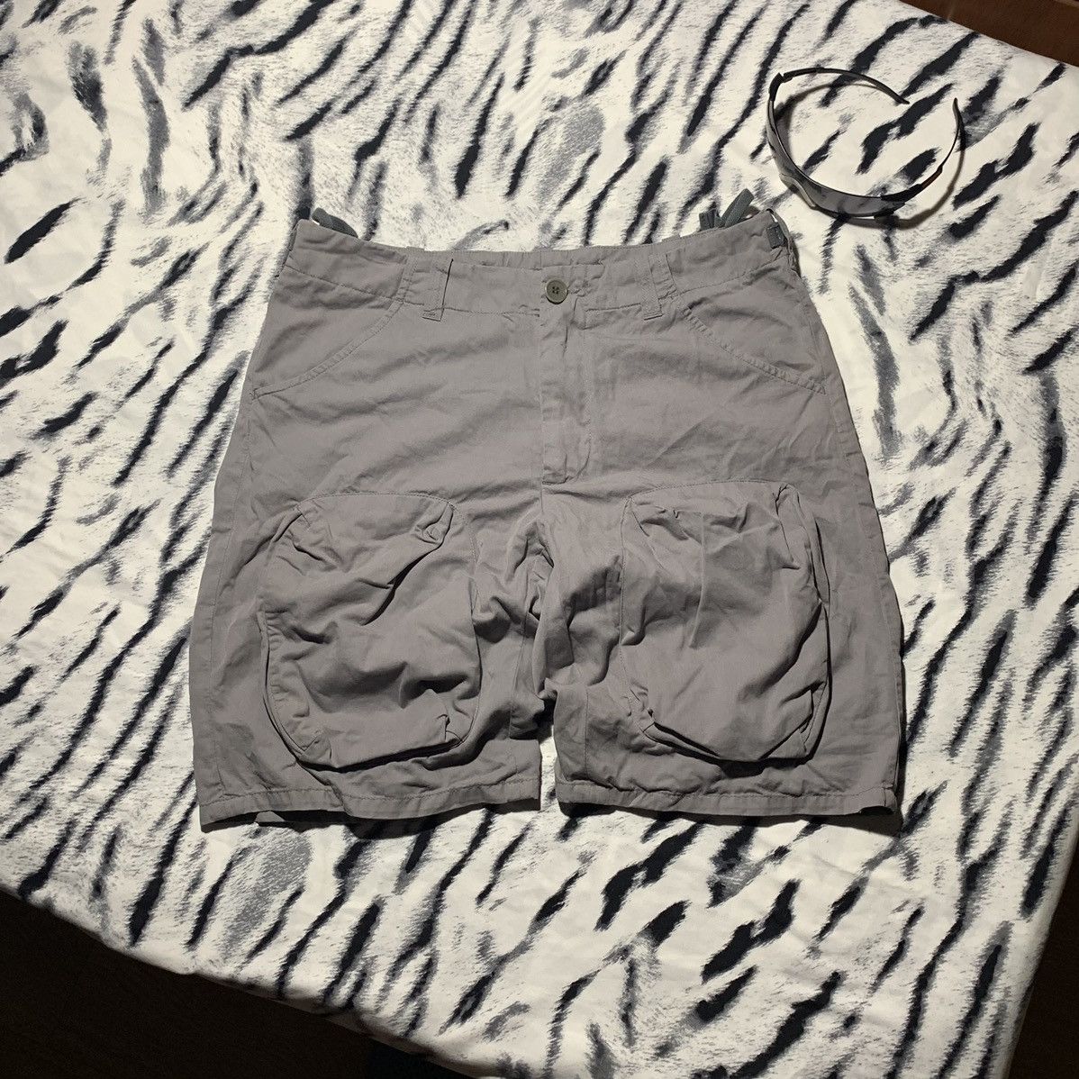 Helmut Lang Vintage Cargo 3D Shorts Italy Size 46/S Military