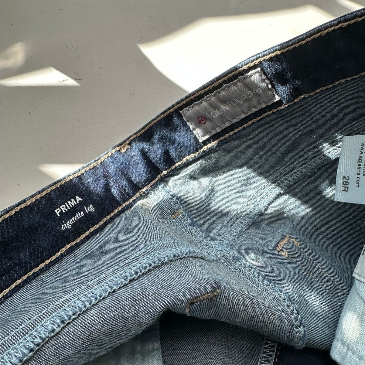 AG Adriano Goldschmied NWT AG Contour 360 Prima Cigarette Leg Jeans Dark Wash 28 Size 28" / US 6 / IT 42 - 7 Thumbnail