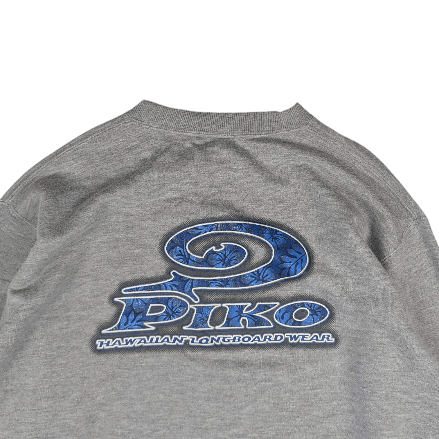 Vintage PIKO Big Logo Hawaiian Longboard Surf Aloha Sweatshirts Size US L / EU 52-54 / 3 - 9 Thumbnail