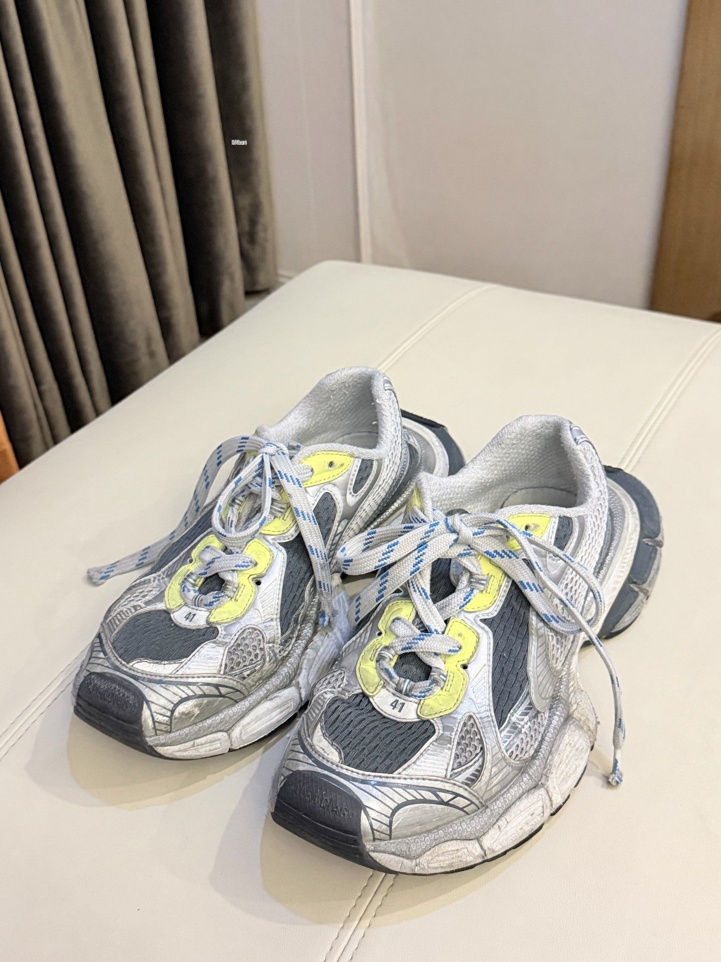 Balenciaga Balenciaga 3XL Gray-Blue Dad Shoes Size US 8 / EU 41 - 1 Thumbnail