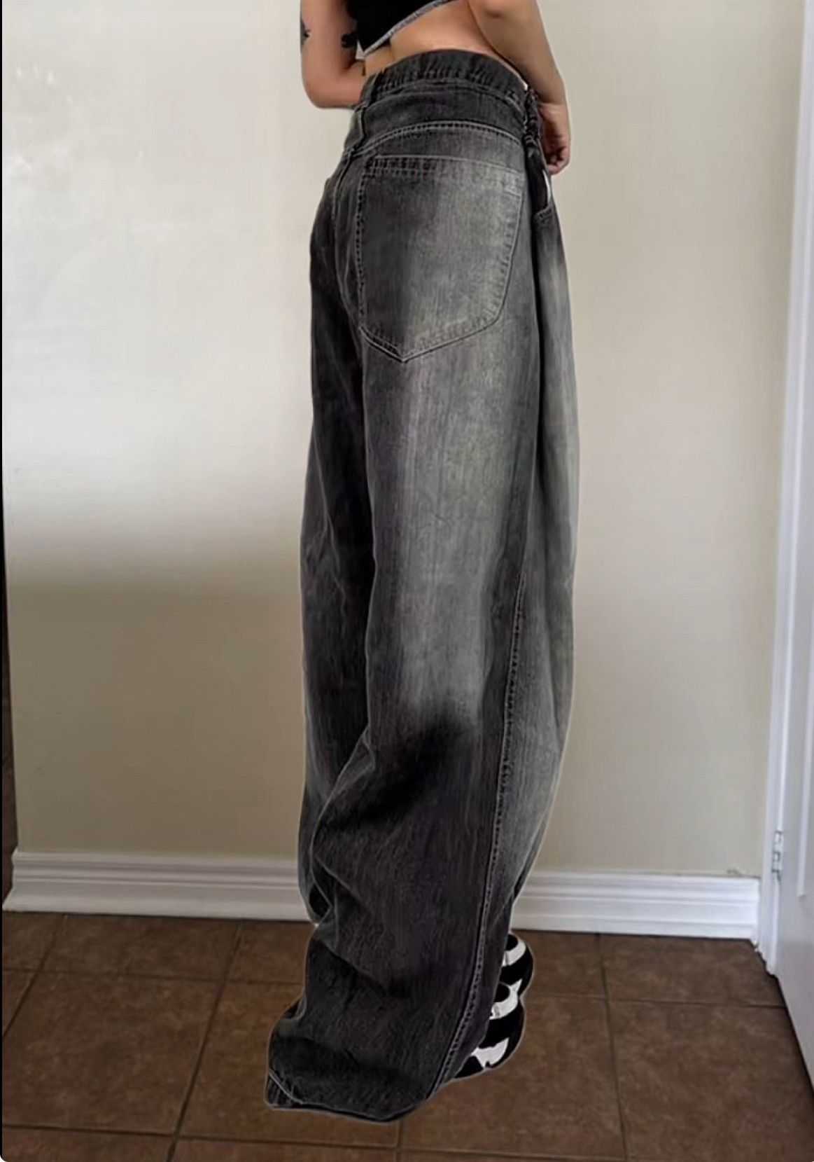 Other Low waist denim jeans acid washed Size US 30 / EU 46 - 3 Thumbnail