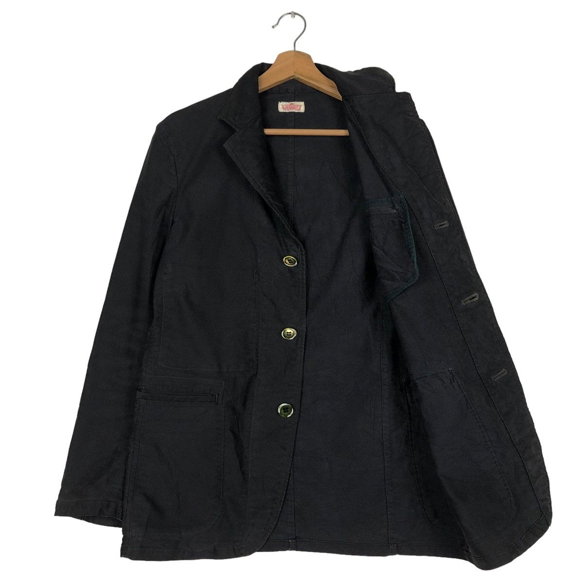 45rpm 🔥VINTAGE CHORE WORK JACKET HR MARKET JAPAN MADE Size US M / EU 48-50 / 2 - 11 Thumbnail