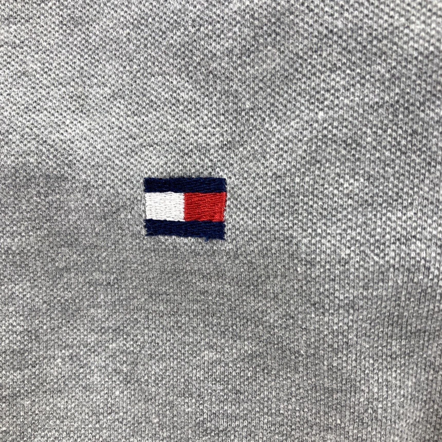 Tommy Hilfiger VINTAGE Tommy Hilfiger Shirt Mens M Gray Short Sleeve Crew Neck Logo T-Shirt - Cotton Blend Jersey All Seasons Size US M / EU 48-50 / 2 - 5 Thumbnail