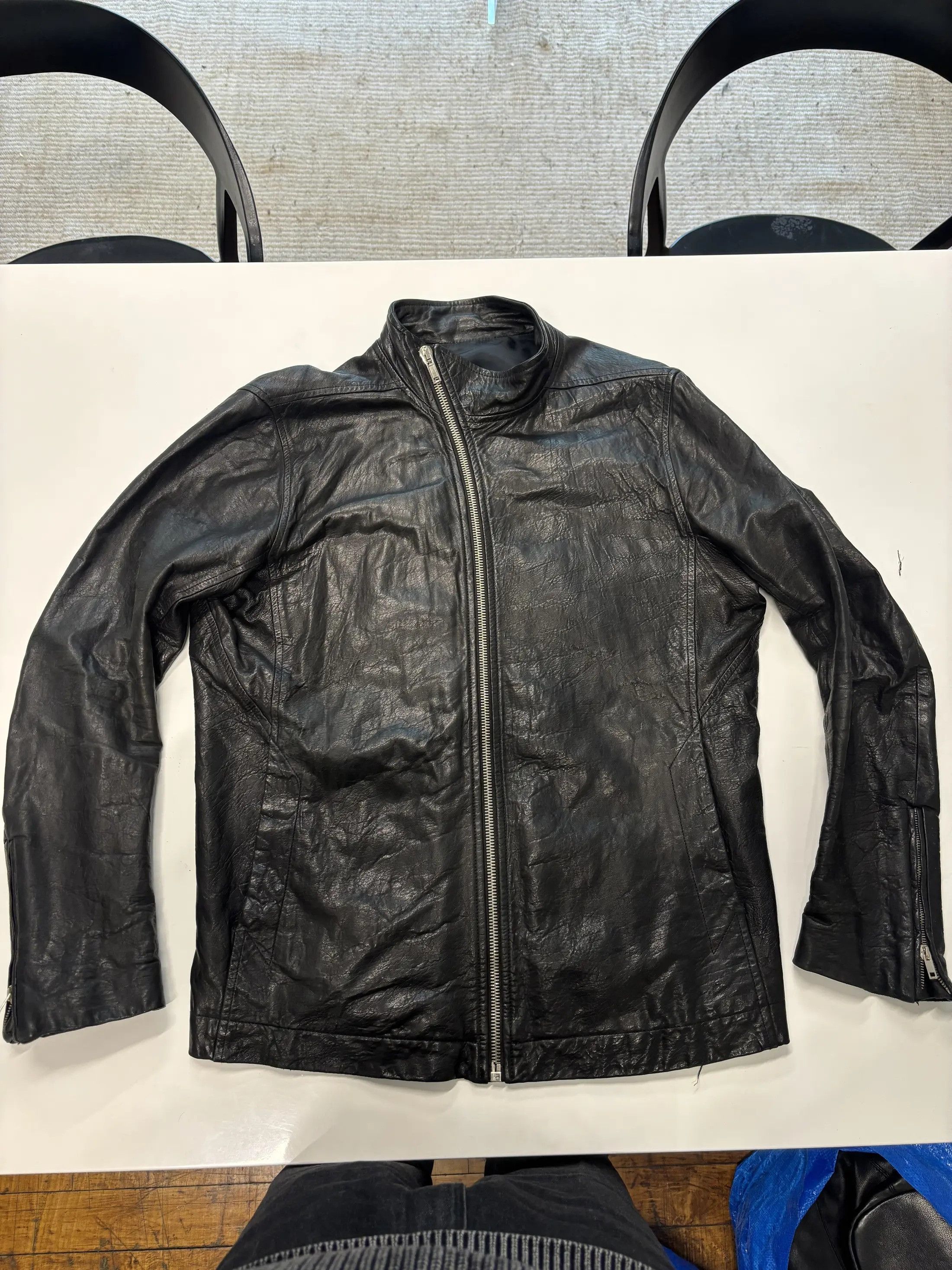 Rick Owens Rick Owens Mainline Lambskin Leather Jacket Size US XL / EU 56 / 4 - 1 Thumbnail