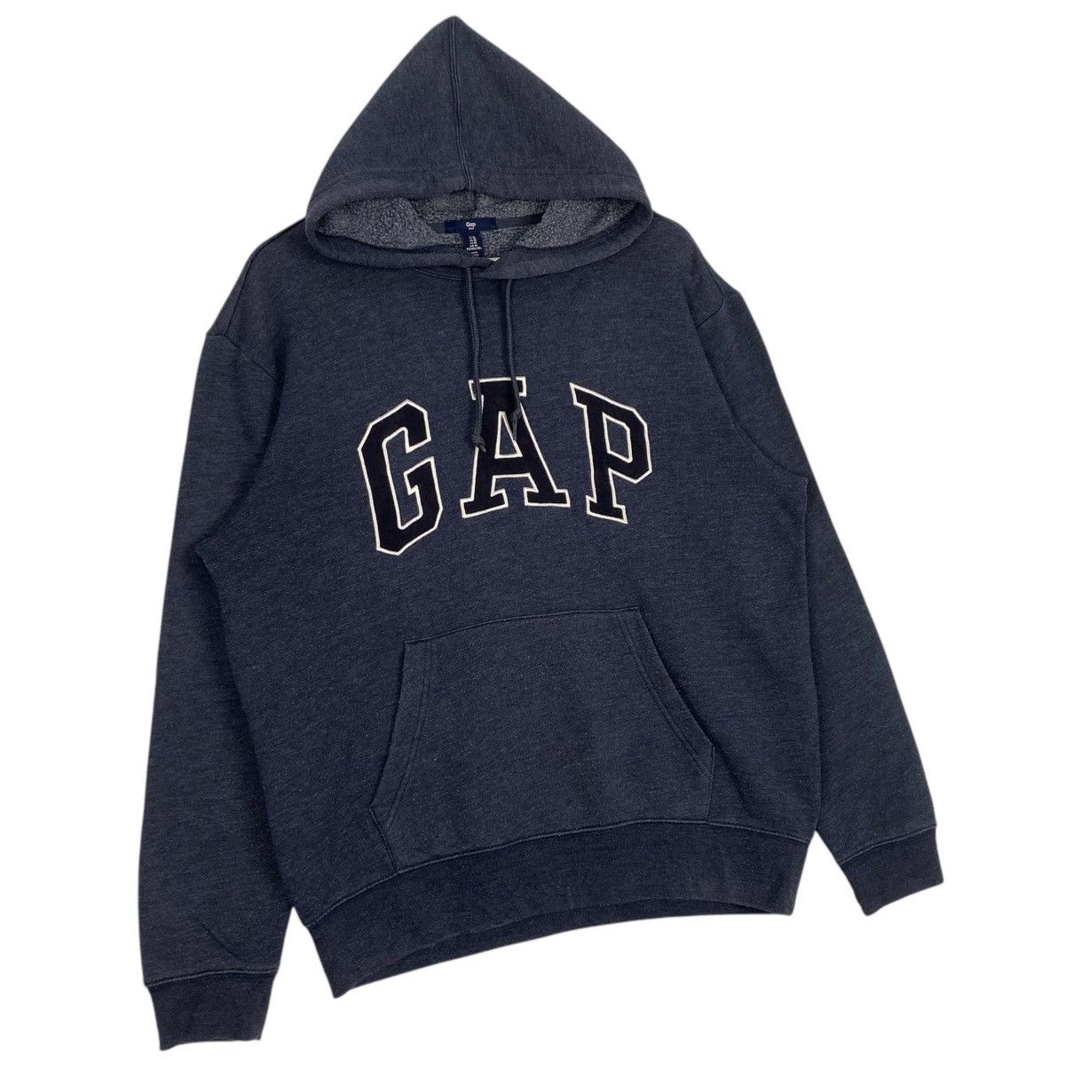 Gap × Vintage Vintage GAP Hoodie Big Logo Embroidered Blue Size US M / EU 48-50 / 2 - 3 Thumbnail