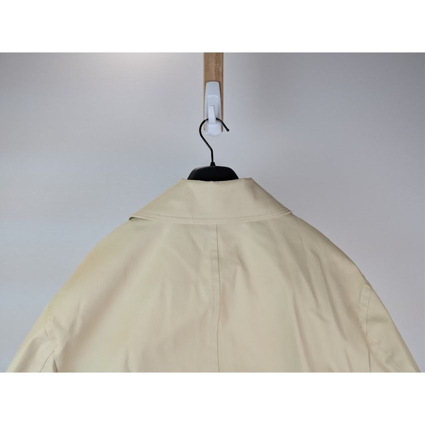 Bottega Veneta o1rshd1 Blouson Coated Cotton Stretch Jacket in Ecru Size US L / EU 52-54 / 3 - 12 Thumbnail