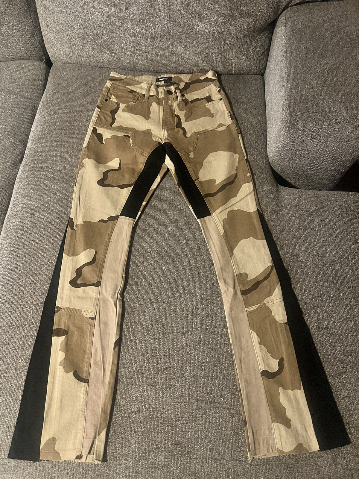 Fashion Nova Martin Stacked Skinny Flare Pants Size US 30 / EU 46 - 1 Thumbnail