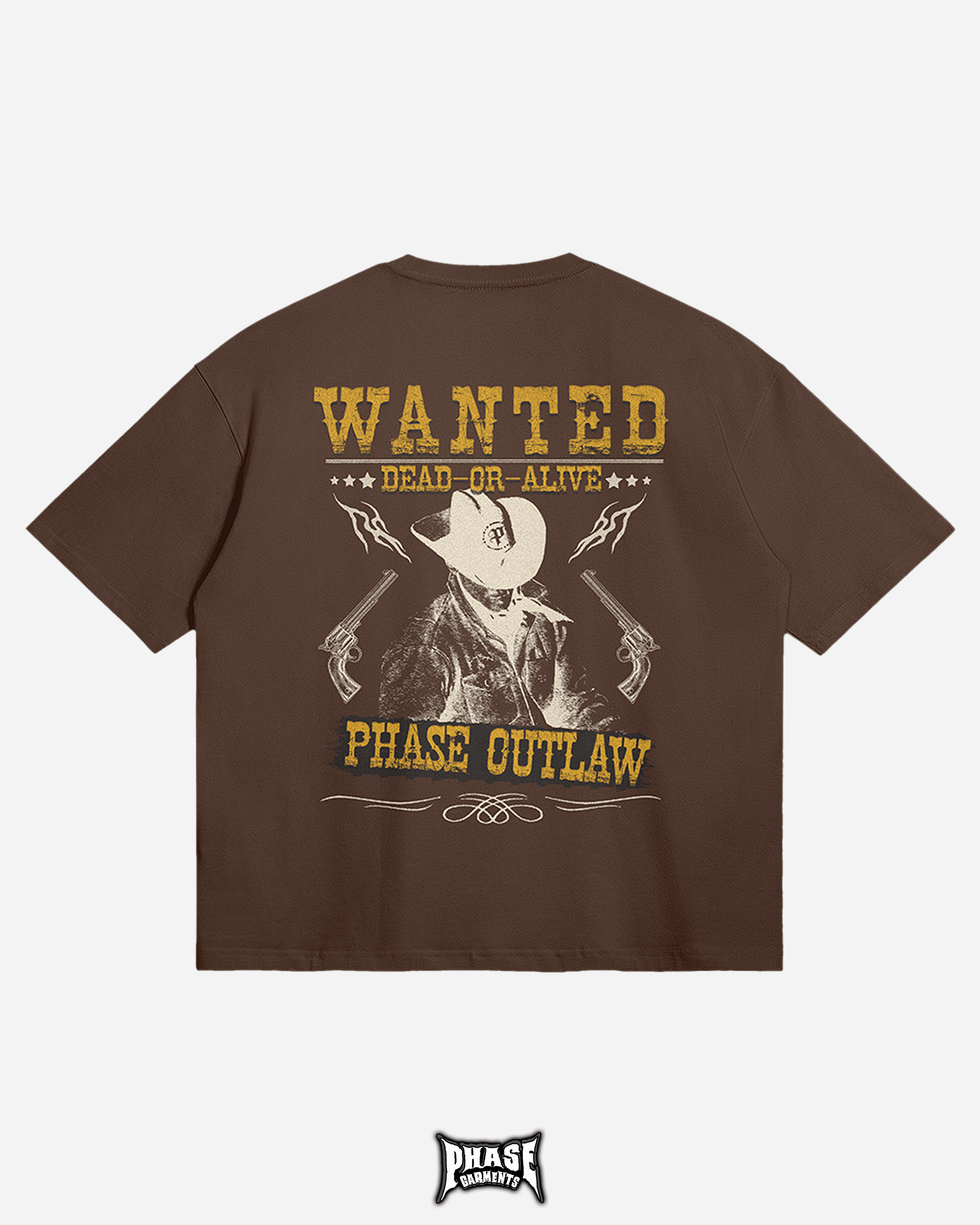 PHASE Garments OUTLAW (Mocha) T-Shirt Size Medium Size US M / EU 48-50 / 2 - 2 Thumbnail
