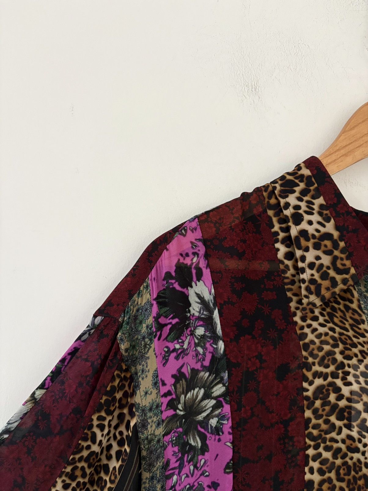 Dries Van Noten 23ss leopard floral short sleeved shirt Size US L / EU 52-54 / 3 - 4 Thumbnail