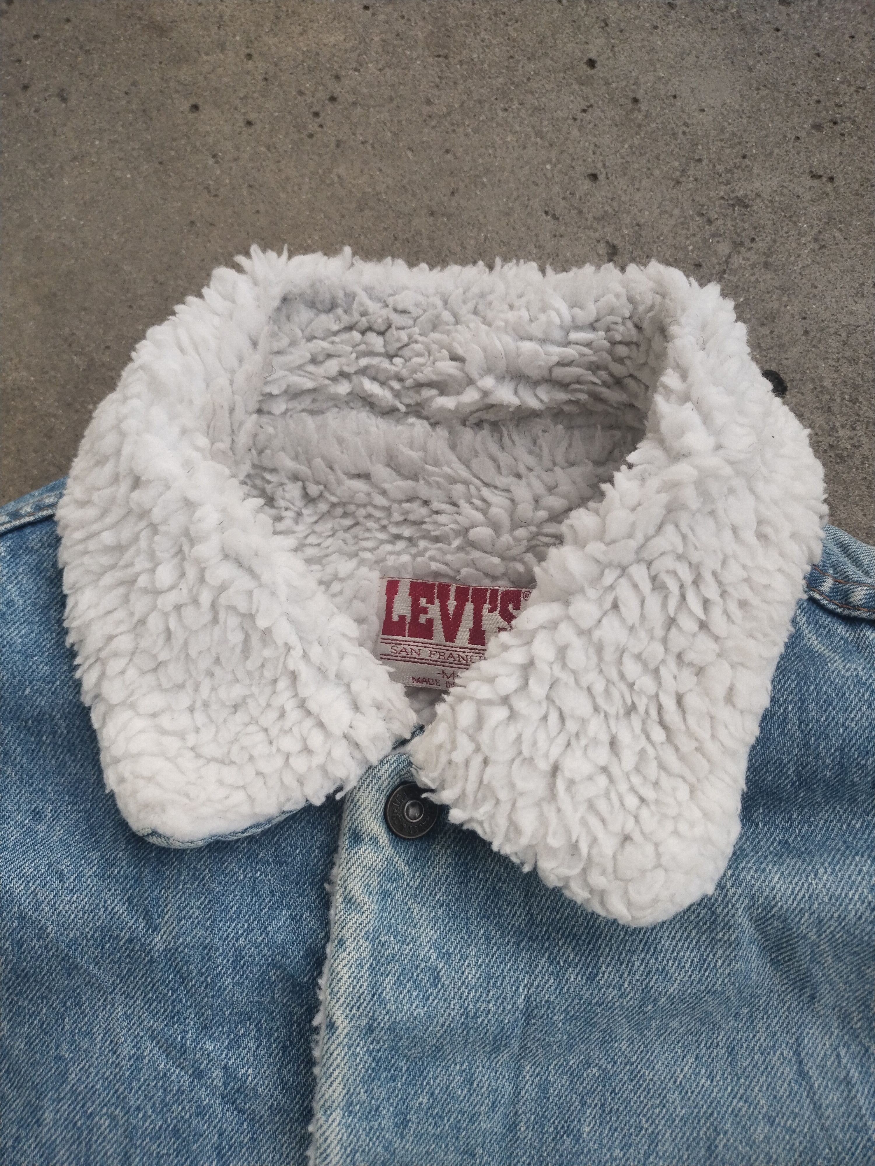 Levi's Vintage Clothing Vintage Levi's Sherpa Lined Denim Trucker Jacket Size US M / EU 48-50 / 2 - 9 Thumbnail