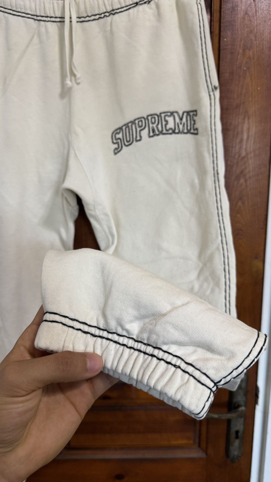 Supreme Supreme Big Stitch Sweatpants Size US 32 / EU 48 - 4 Thumbnail