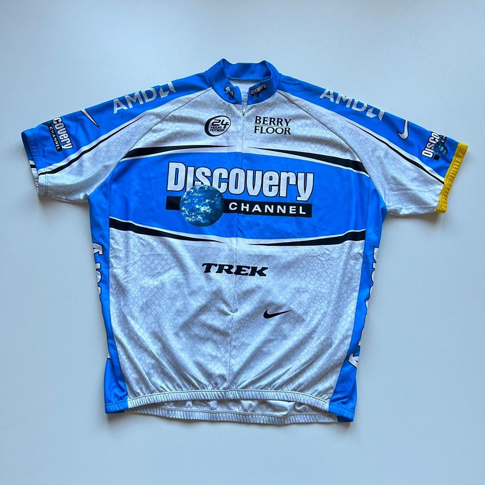 Nike Vintage Y2K Nike Discovery Channel Cycling Jersey XXL Rare Size US XXL / EU 58 / 5 - 1 Thumbnail