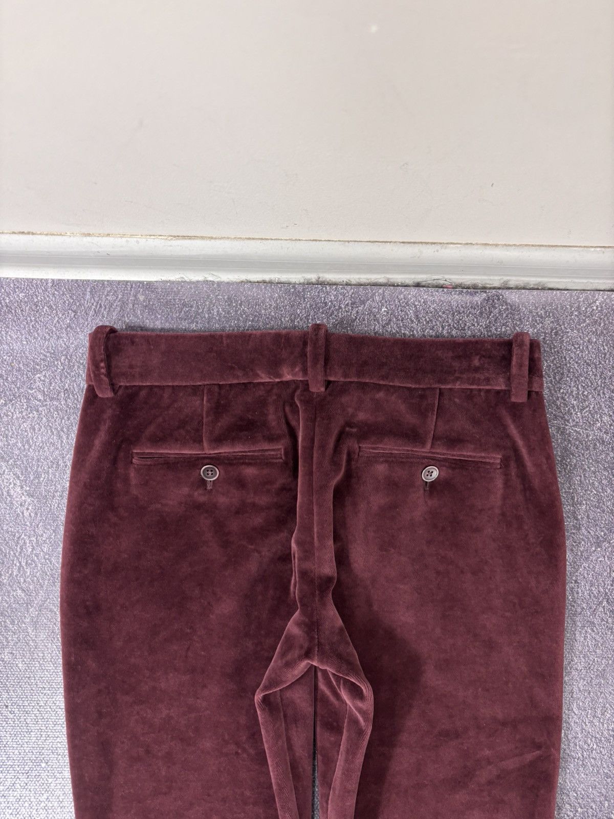 Circolo 1901 Circolo 1901 Women’s NWT Burgundy Velour Velvet Chino Pants Size 26" / US 2 / IT 38 - 16 Thumbnail