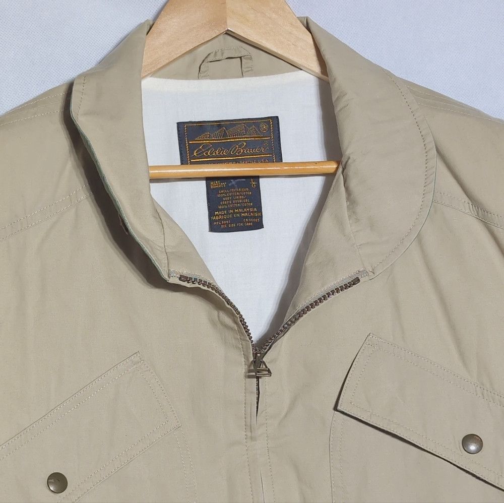 Eddie Bauer Vintage Black Tag Eddie Bauer Men's Beige Utility Vest Size US L / EU 52-54 / 3 - 2 Thumbnail