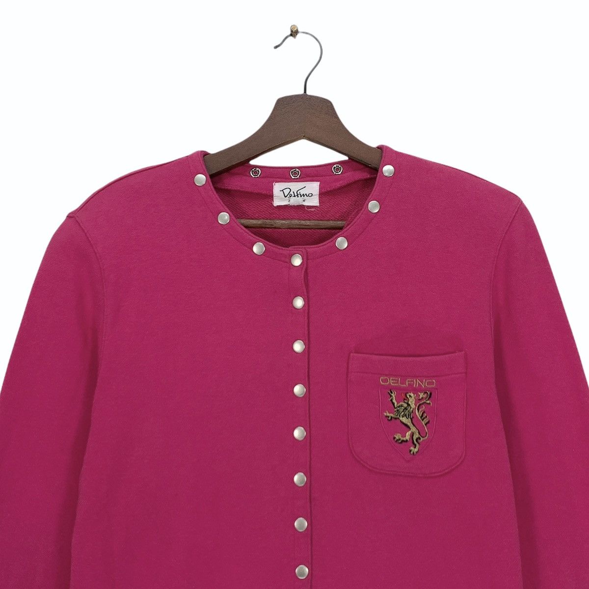 Japanese Brand Nice! Snap Button Delfino Cardigan Sweater Size S / US 4 / IT 40 - 3 Thumbnail