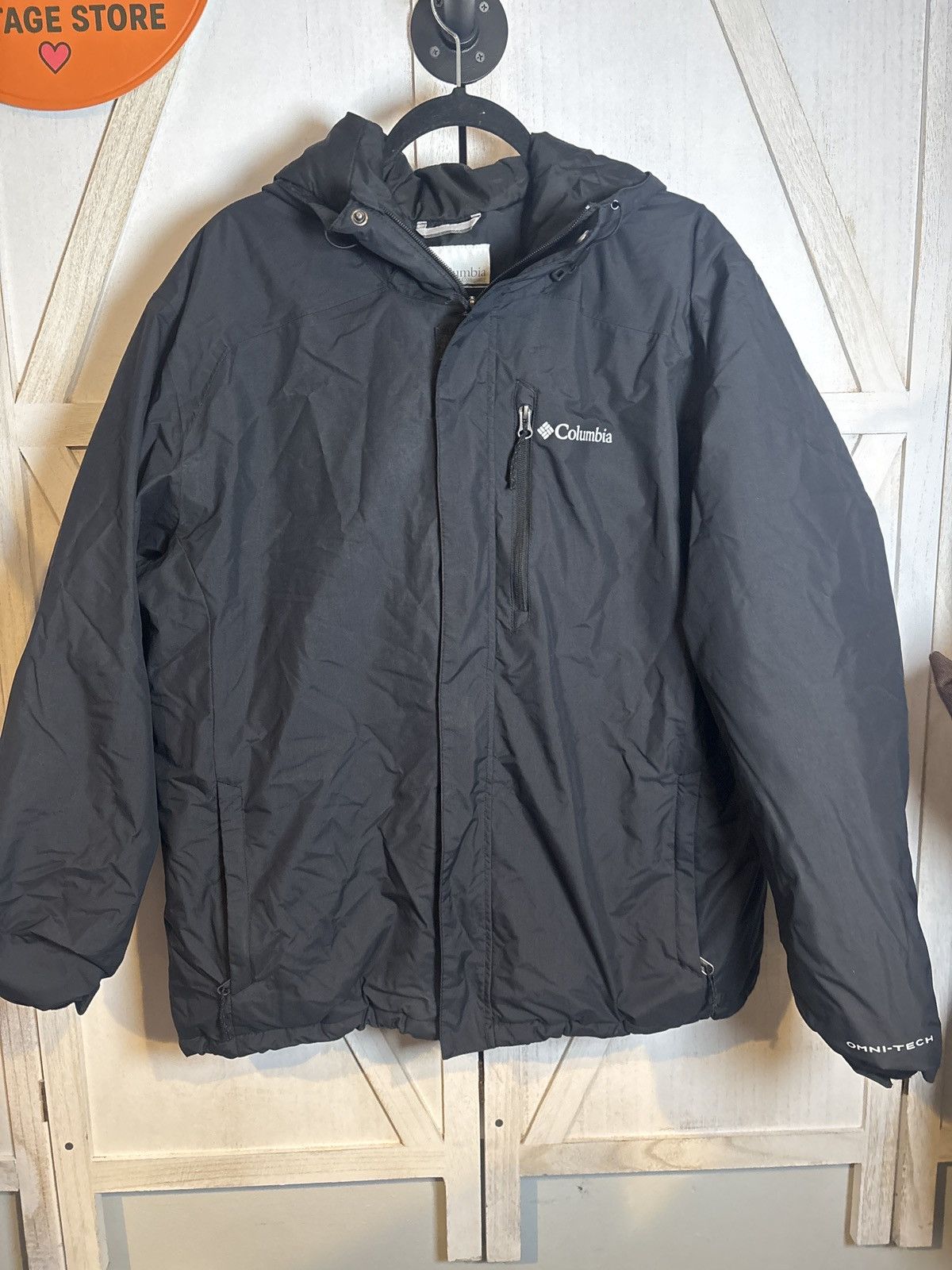 Columbia Columbia Omni-Tech Black Winter Jacket – Size 1X Size XL / US 12-14 / IT 48-50 - 1 Thumbnail