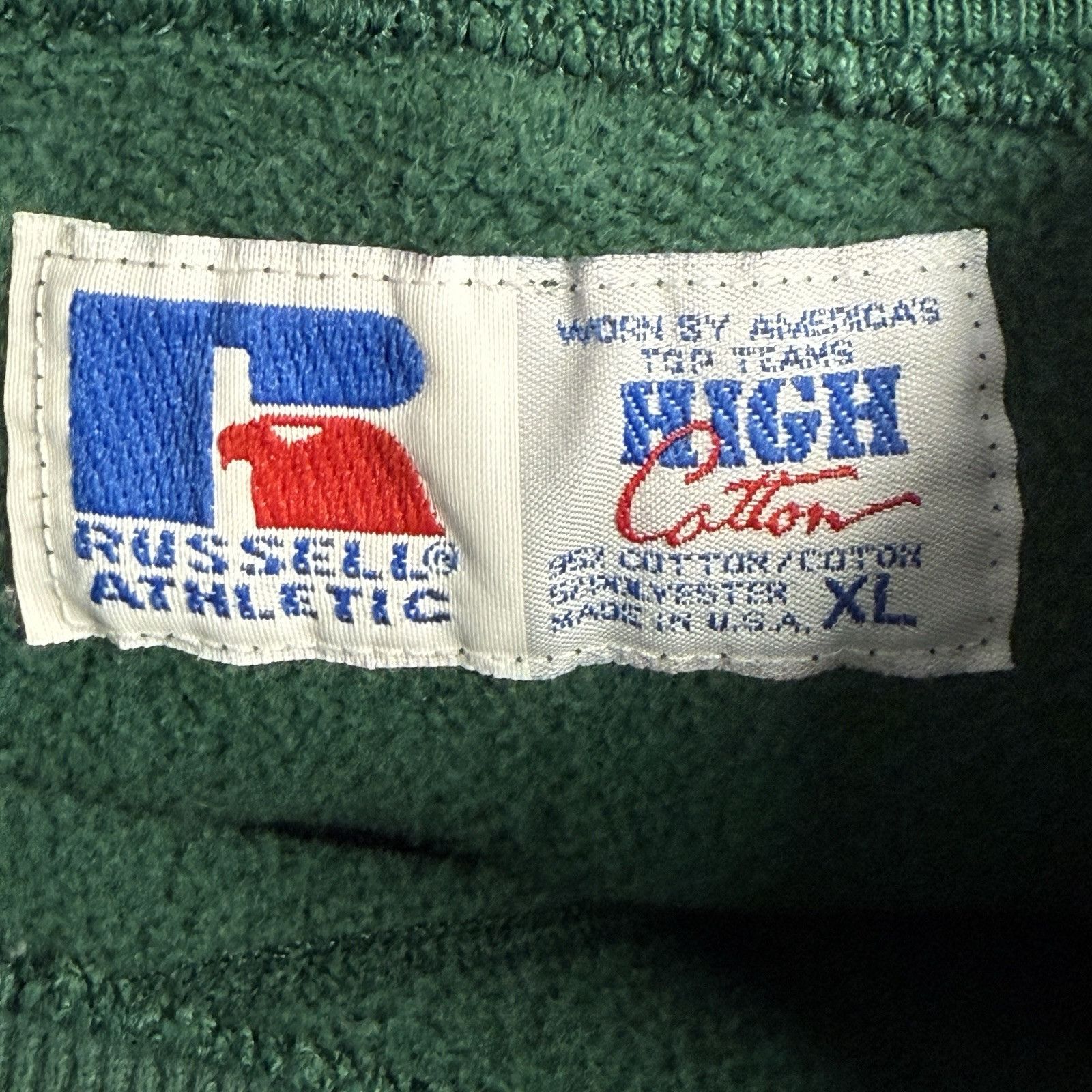 Russell Athletic × Vintage Vintage Russell Athletic SPU Sweatshirt Men’s XL Green Crew Size US XL / EU 56 / 4 - 4 Thumbnail