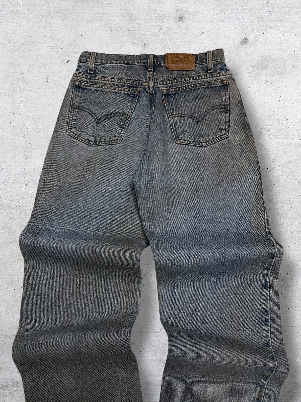 Levi's Vintage Clothing VINTAGE 550 1990S LEVIS USA DESIGNER DIRTY DESIGN DENIM RARE Size US 28 / EU 44 - 12 Thumbnail
