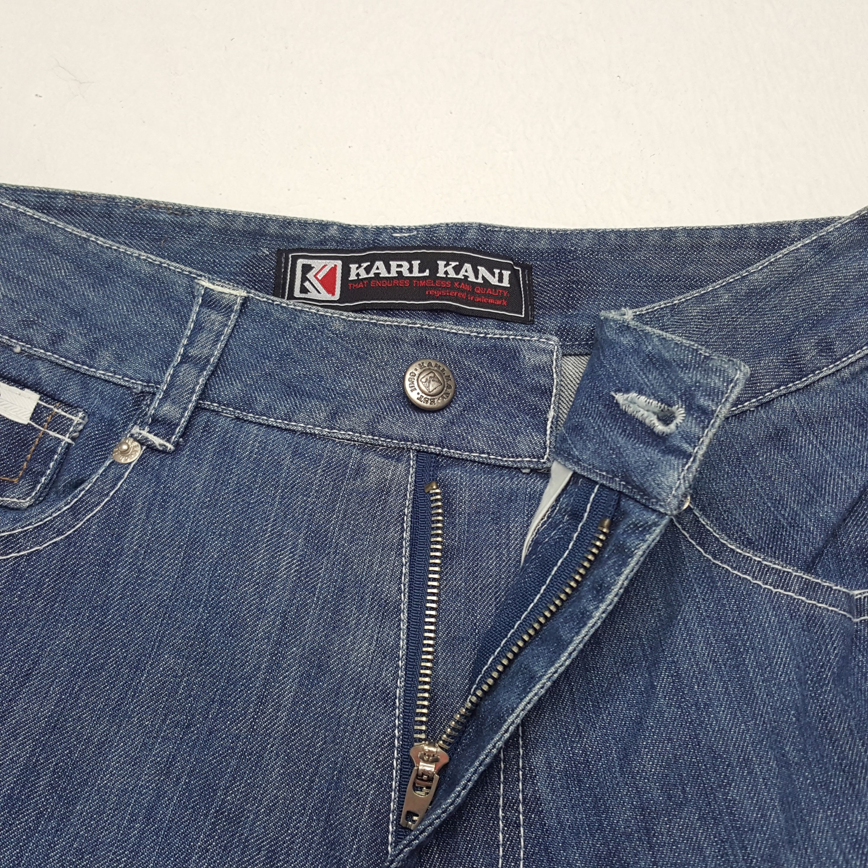 Karl Kani × Vintage Vintage Karl Kani CH79 Cargo Denim Jeans Size US 27 - 13 Thumbnail