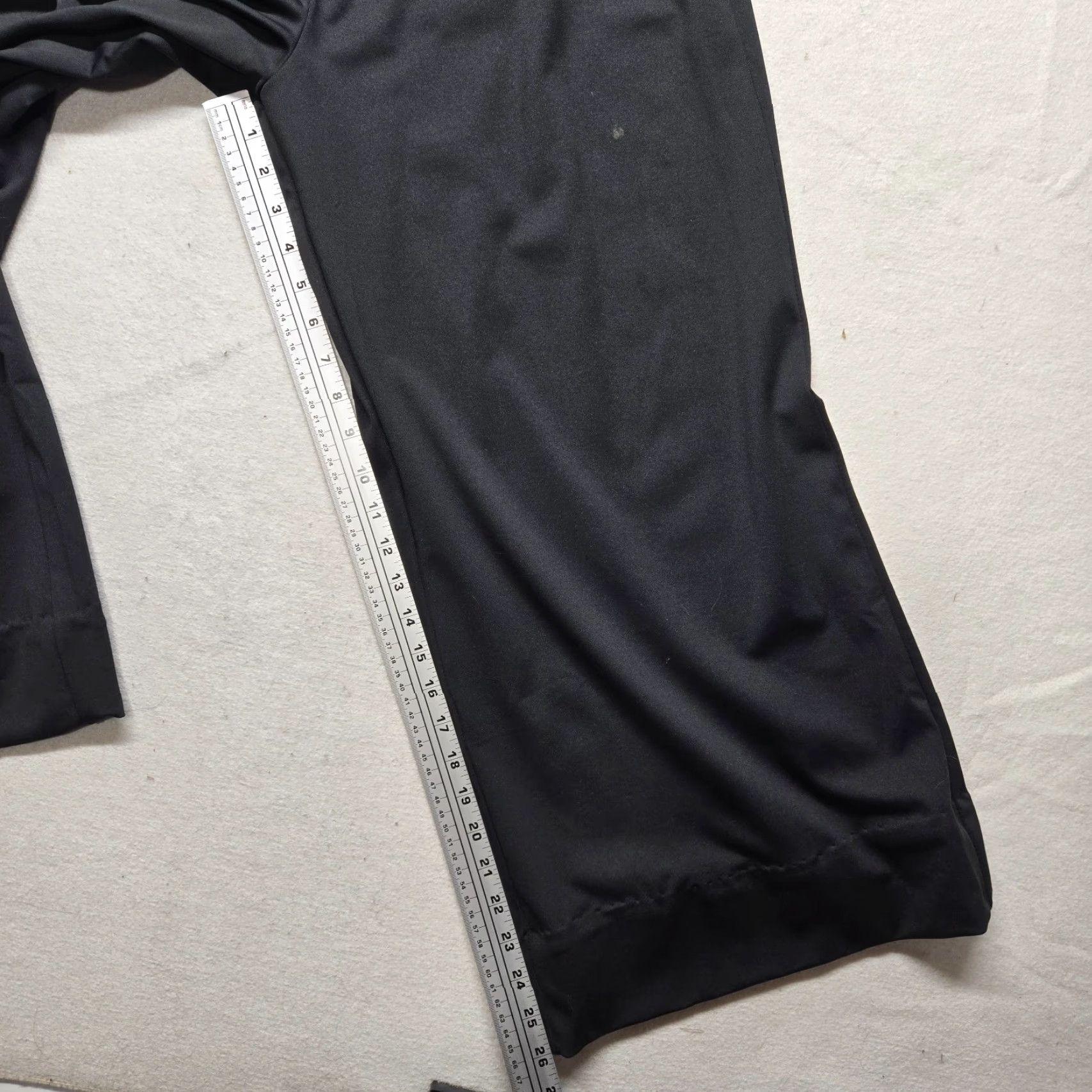 Vintage Bobbie Brooks Pants Women's L Black Knit Solid Ankle Pull On Elastic Waist Casual 90s? (No, vintage: No) Size 36" / US 14 / IT 50 - 6 Thumbnail