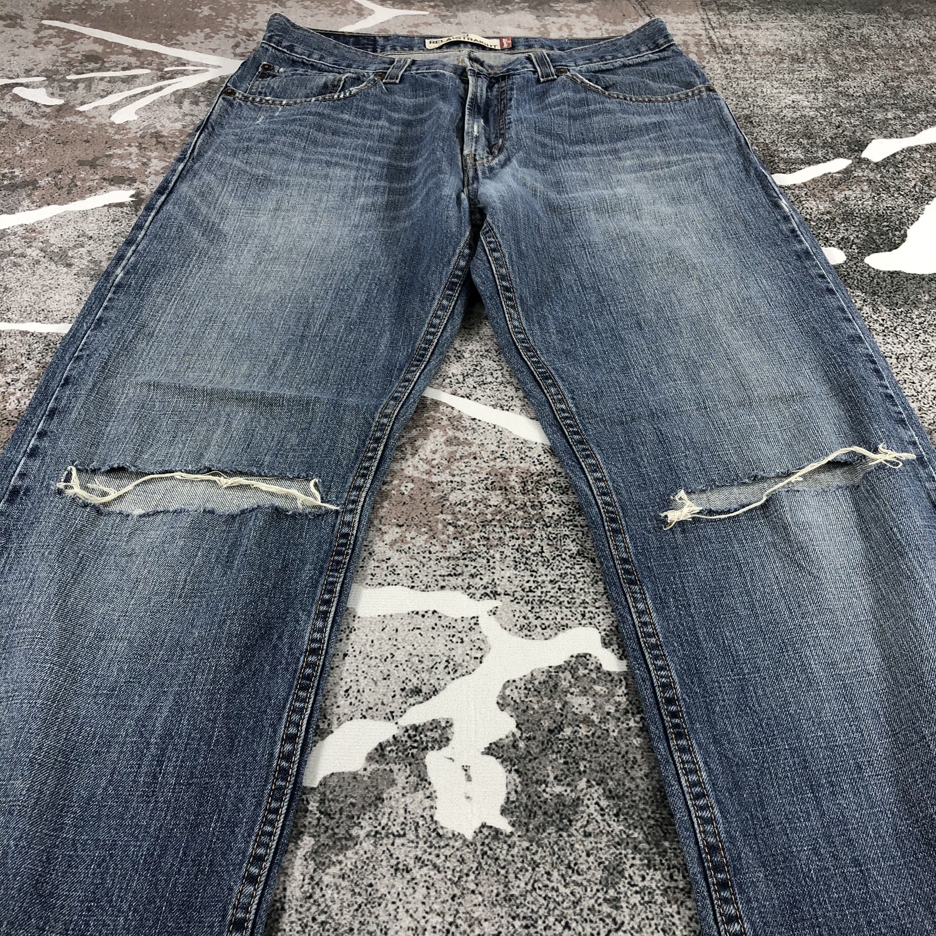 Levi's Vintage Levis 559 Jeans Relaxed Straight Denim KJ570 Size US 32 / EU 48 - 3 Thumbnail