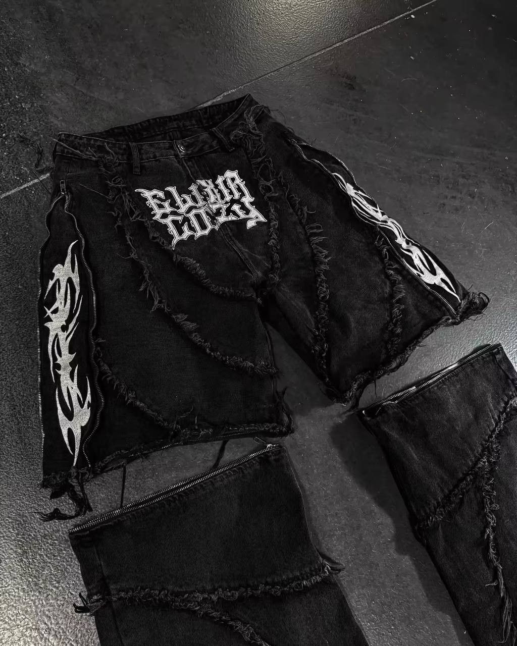 Japanese Brand × Vintage retro hip-hop jeans 2-in-1 Size US 36 / EU 52 - 3 Thumbnail