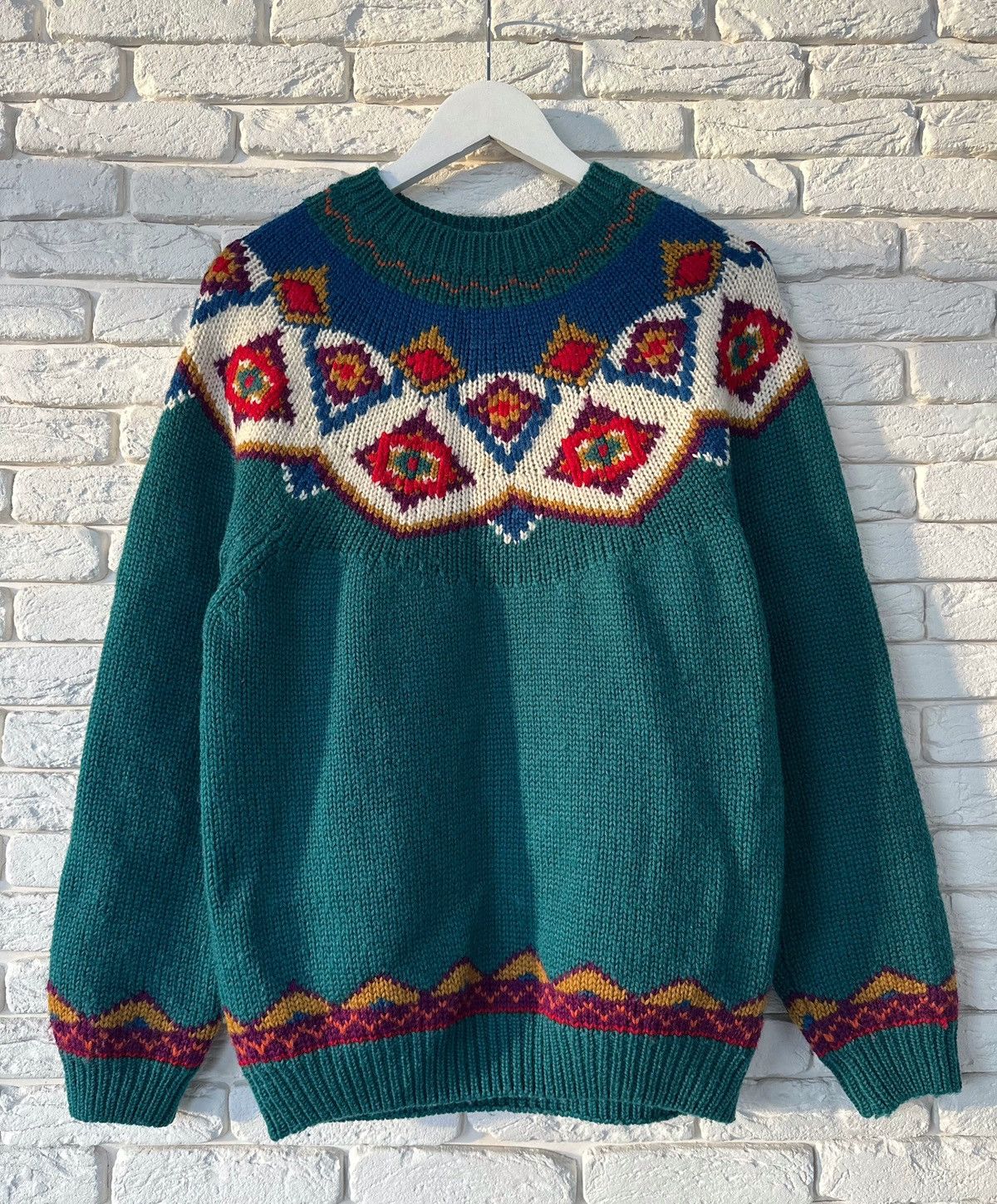 Vintage Tulchan Cable Knit Wool Sweater Jumper Cardigan Men's Size M Size US M / EU 48-50 / 2 - 1 Thumbnail