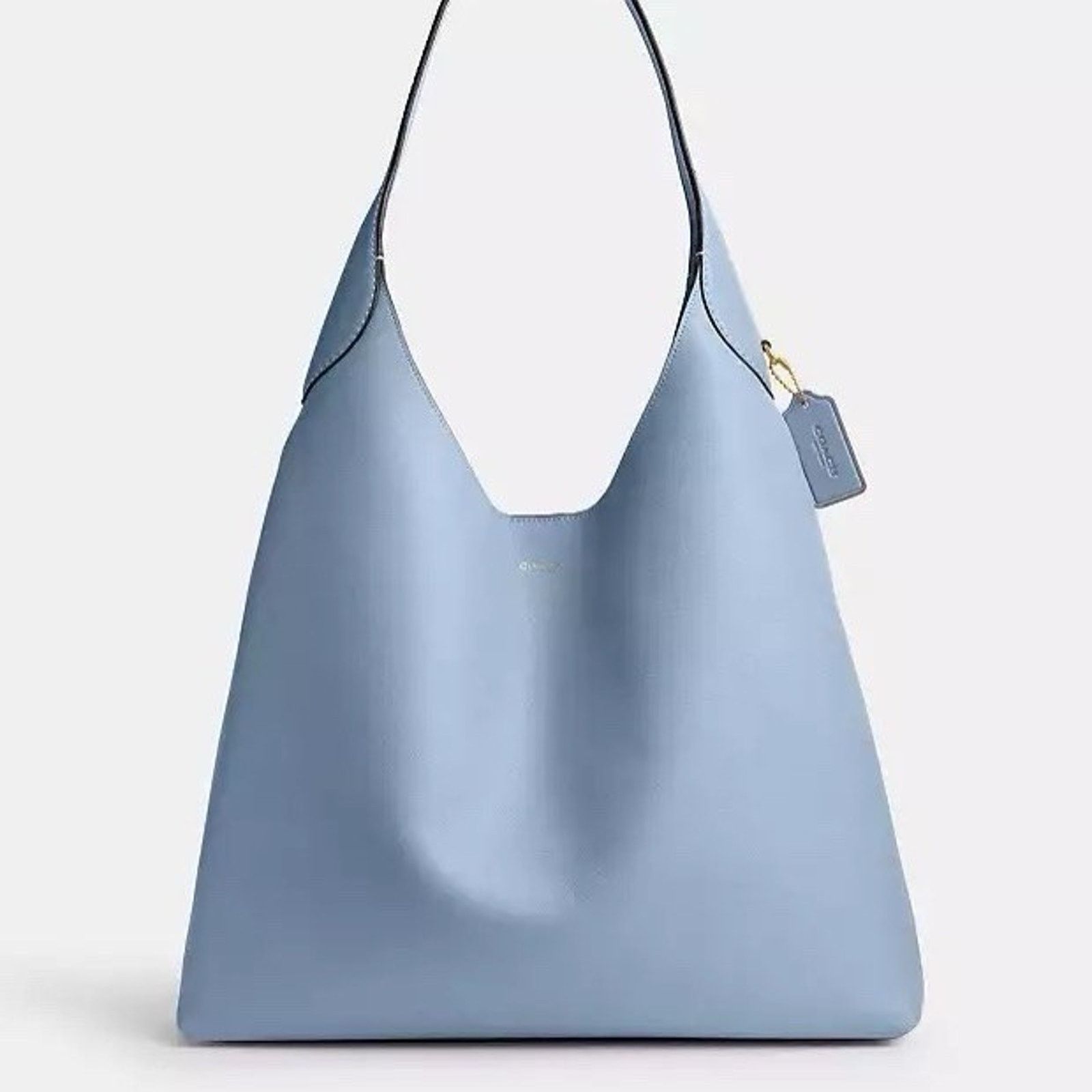 Coach NWT Coach Brooklyn Shoulder Bag 39 Bluebell Leather CU044 Size ONE SIZE - 1 Thumbnail