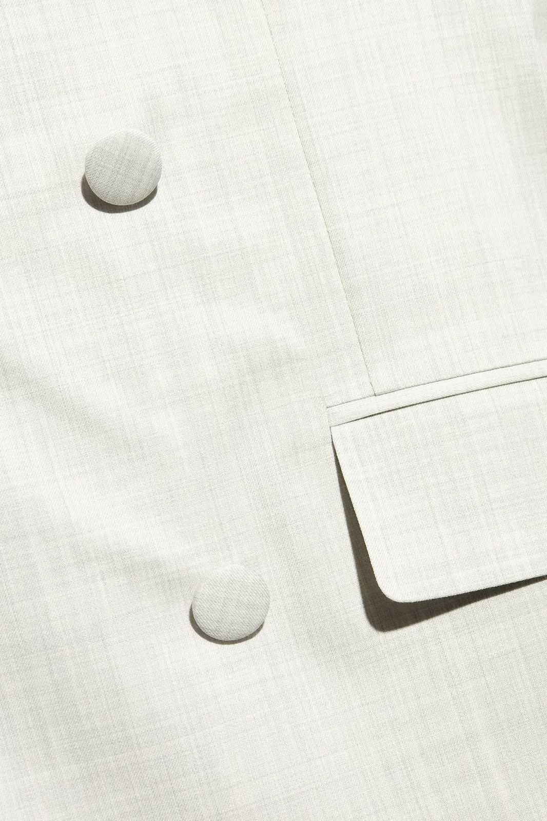 Givenchy o1w1db10525 Peaklapel Double Breasted Jacket in White Size US XL / EU 56 / 4 - 2 Thumbnail