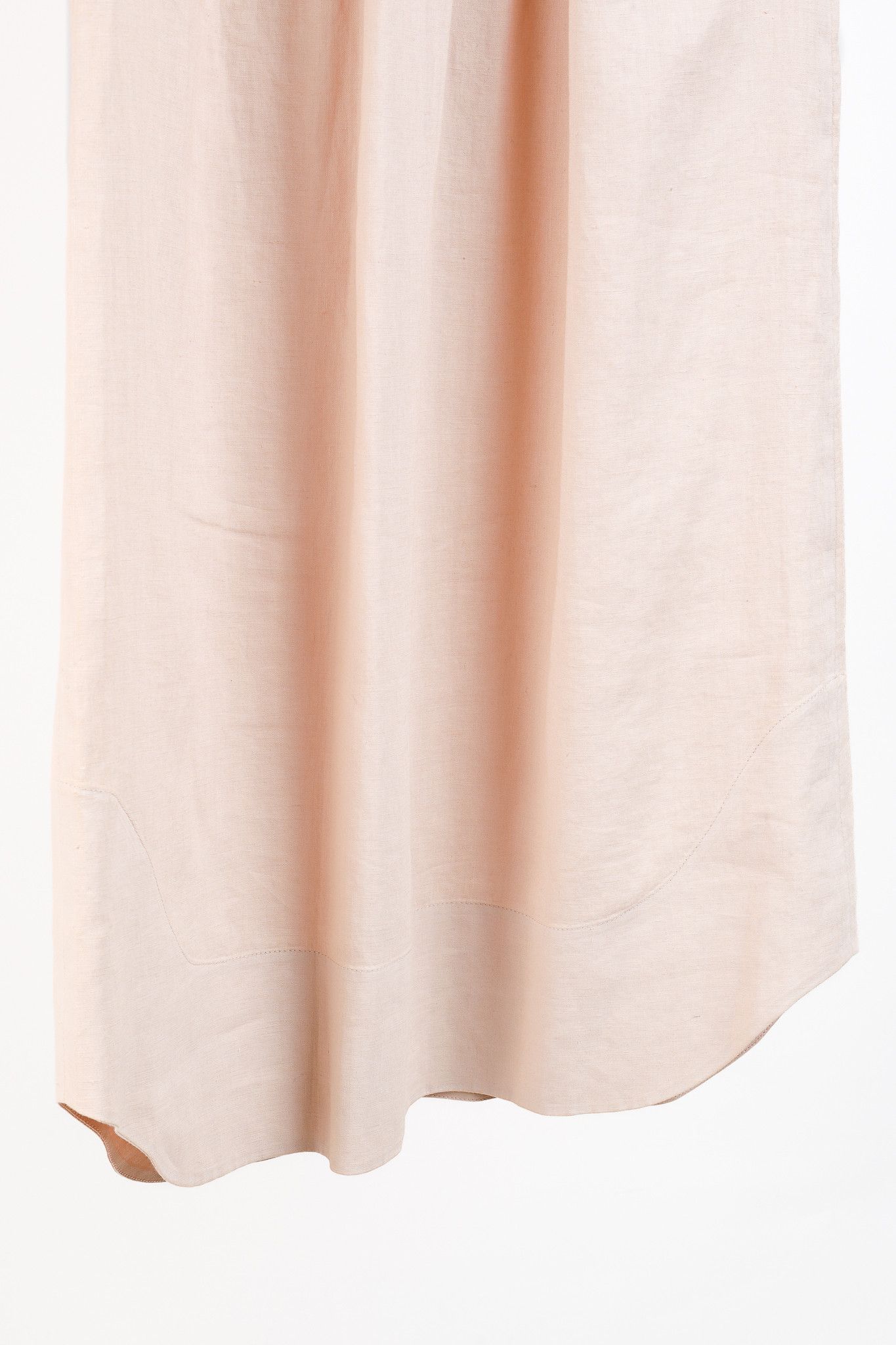 Chloe Chloe SS18 Biscuit Pink Embroidered Linen Mini Dress Size M / US 6-8 / IT 42-44 - 7 Thumbnail