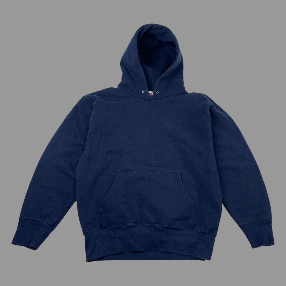 Vintage Vintage 90s blank hoodie Size US M / EU 48-50 / 2 - 1 Thumbnail