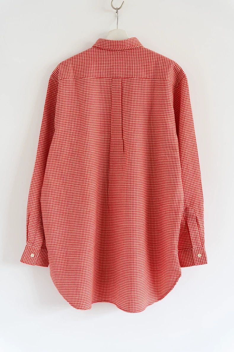 Yohji Yamamoto Yohji Yamamoto Yohji Yamamoto Red Checkered Shirt Size US M / EU 48-50 / 2 - 2 Thumbnail