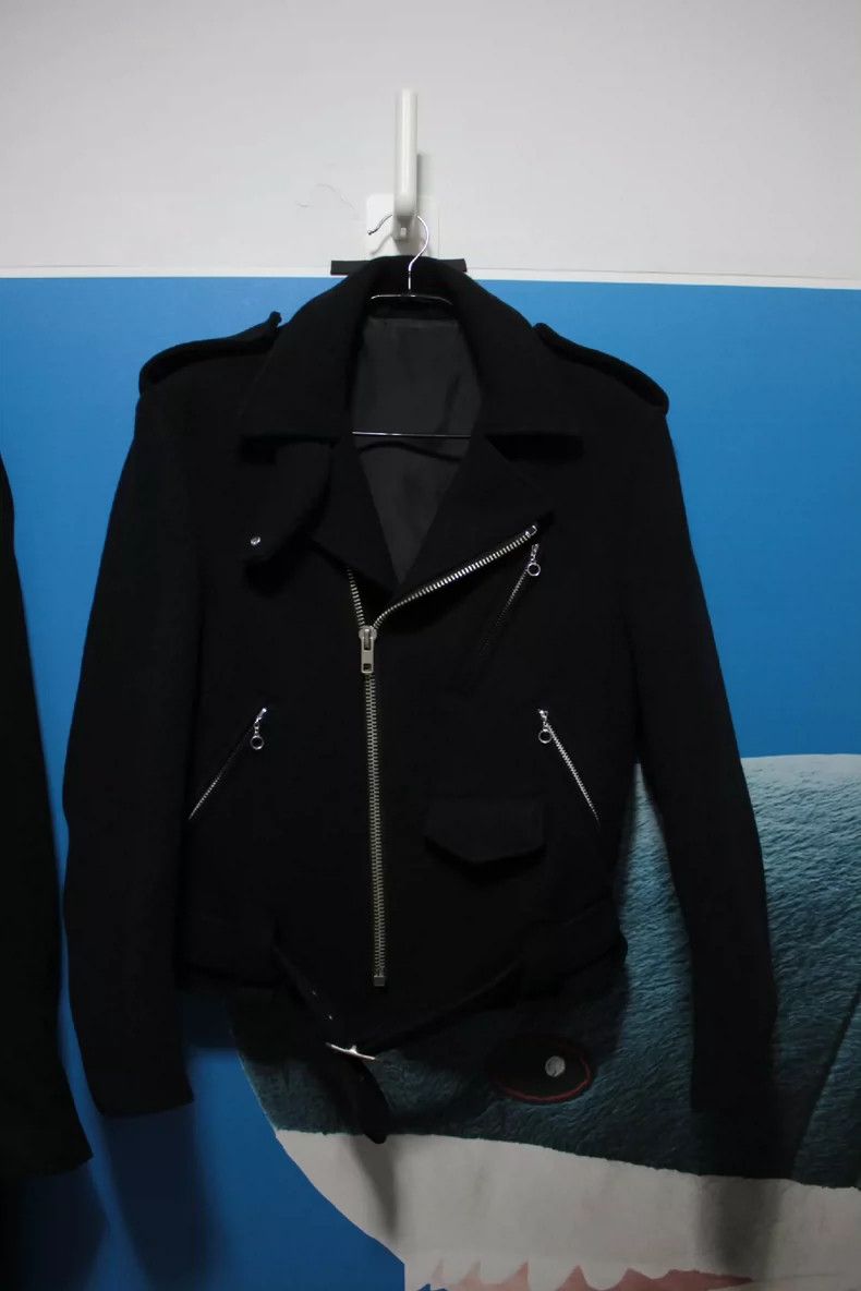 yohji yamamoto 03aw Heavy sheep biker jacket