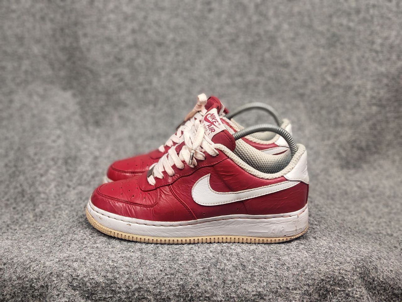 Nike Vintage Nike Air Force Slam Jam Varsity red Supreme sneakers Size US 7 / EU 40 - 11 Thumbnail